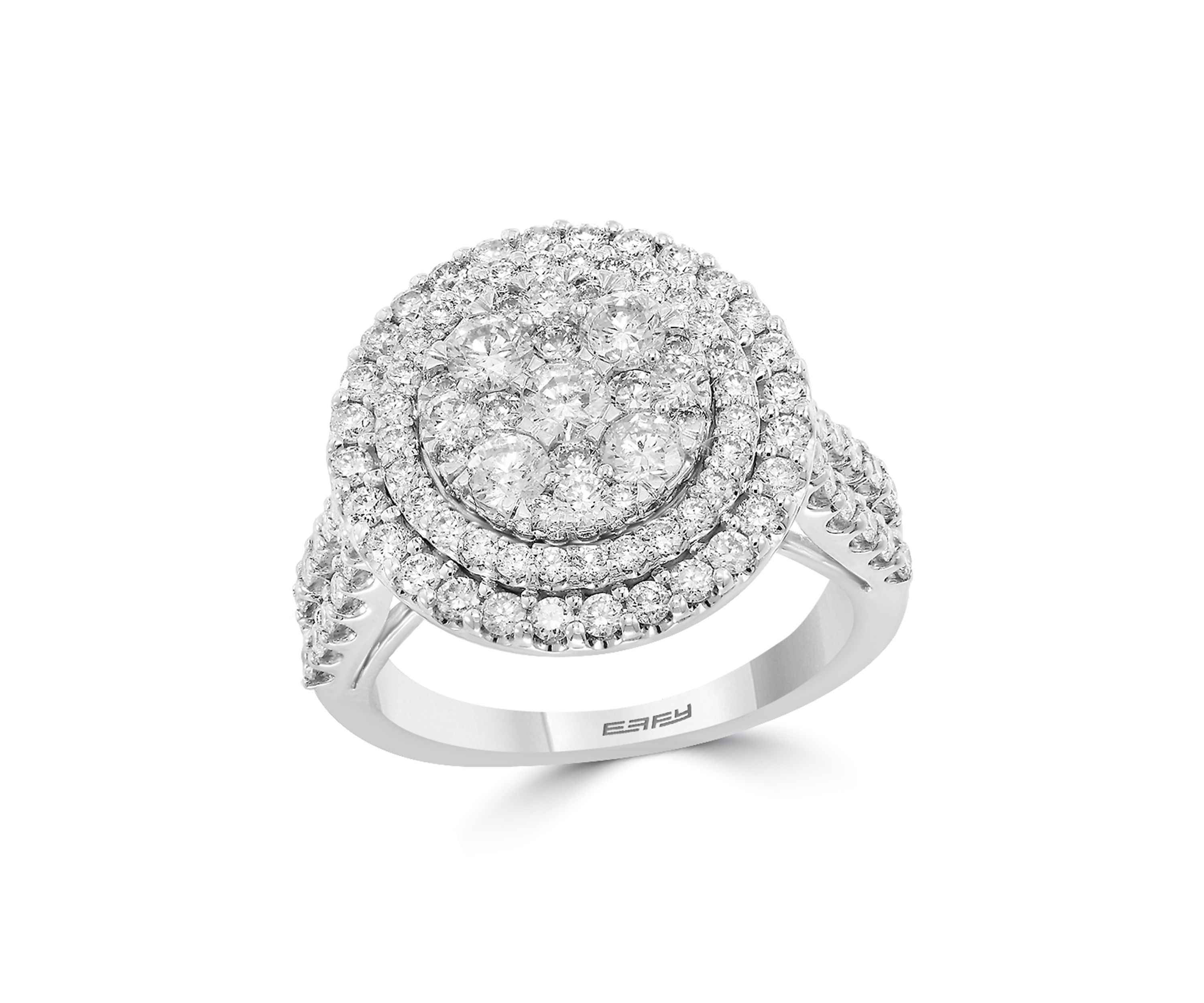 14K 1.93 ct. t.w. Cluster Diamond Ring
