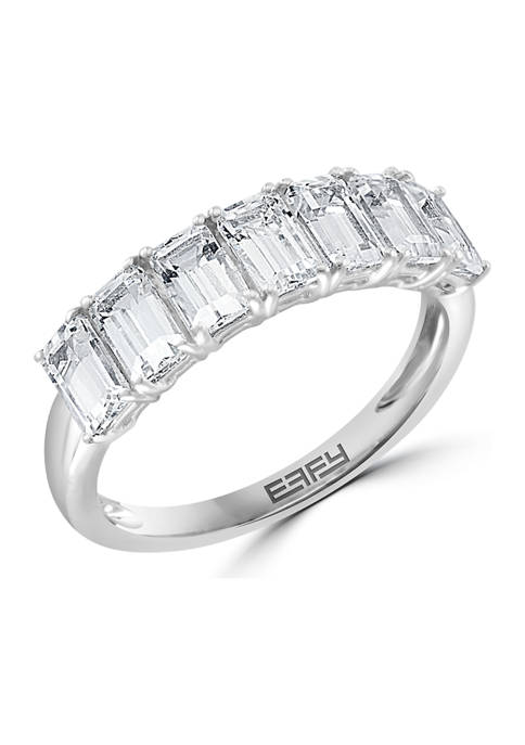 2.66 ct. t.w. White Sapphire Ring in 14K White Gold 
