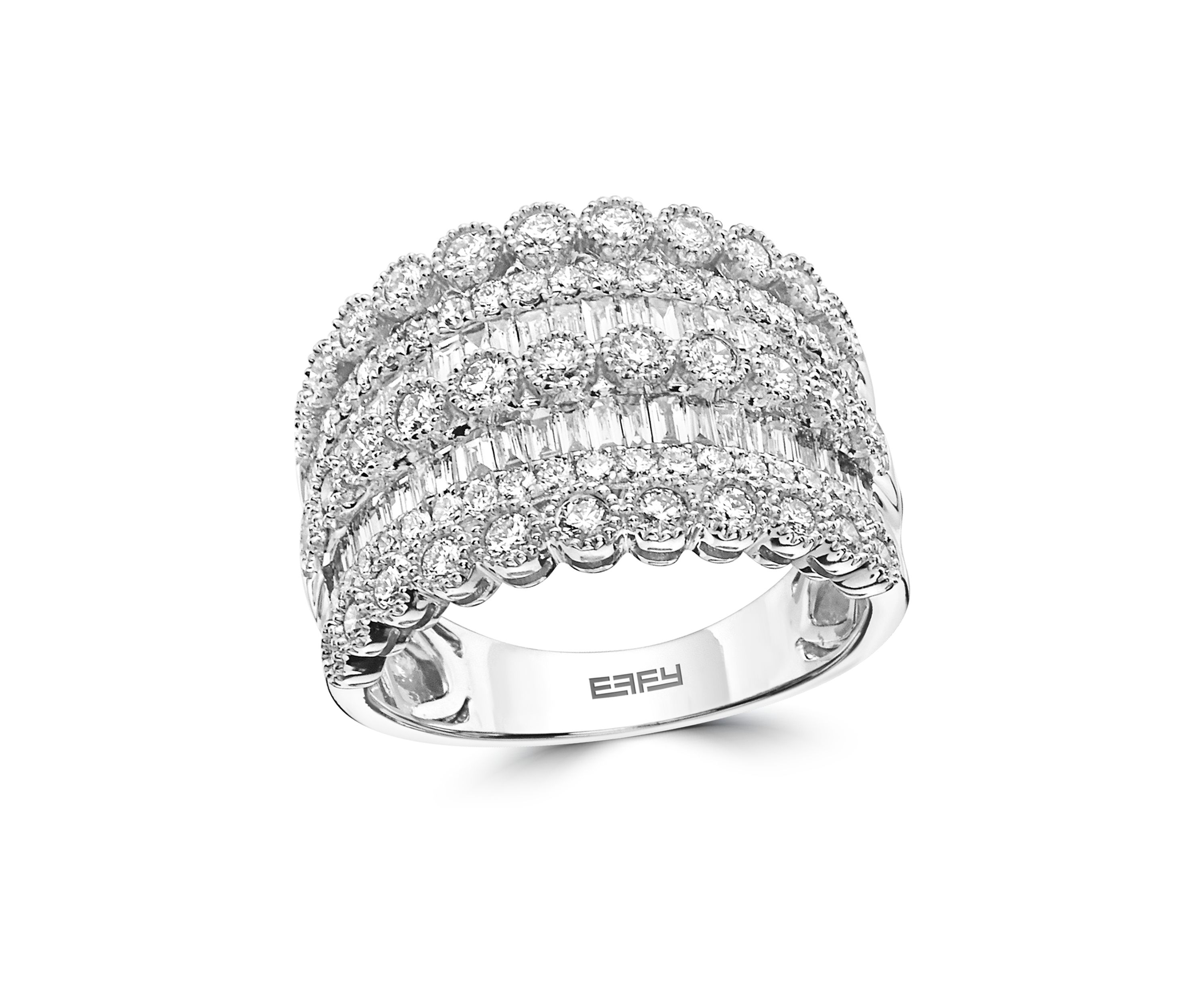 14K White Gold 1.57 ct. t.w. Diamond Ring