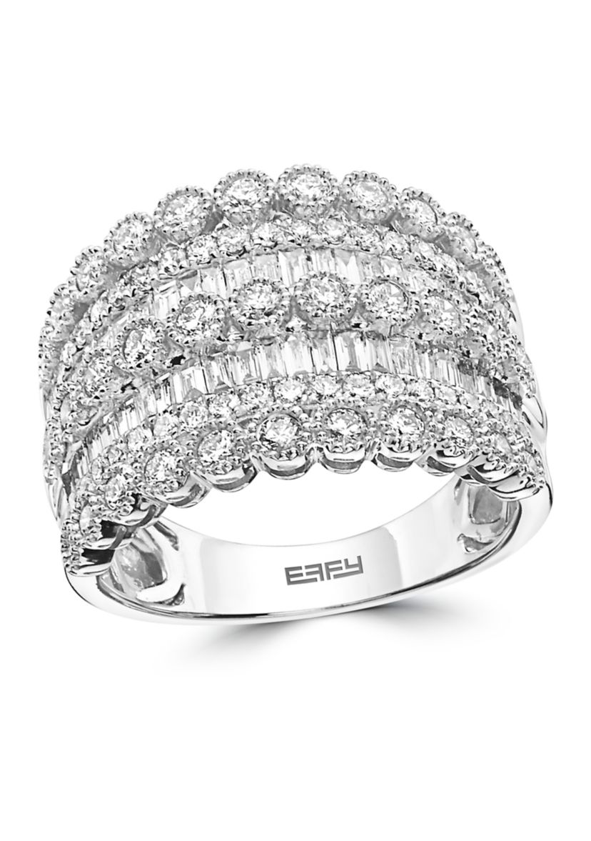 14K White Gold 1.57 ct. t.w. Diamond Ring