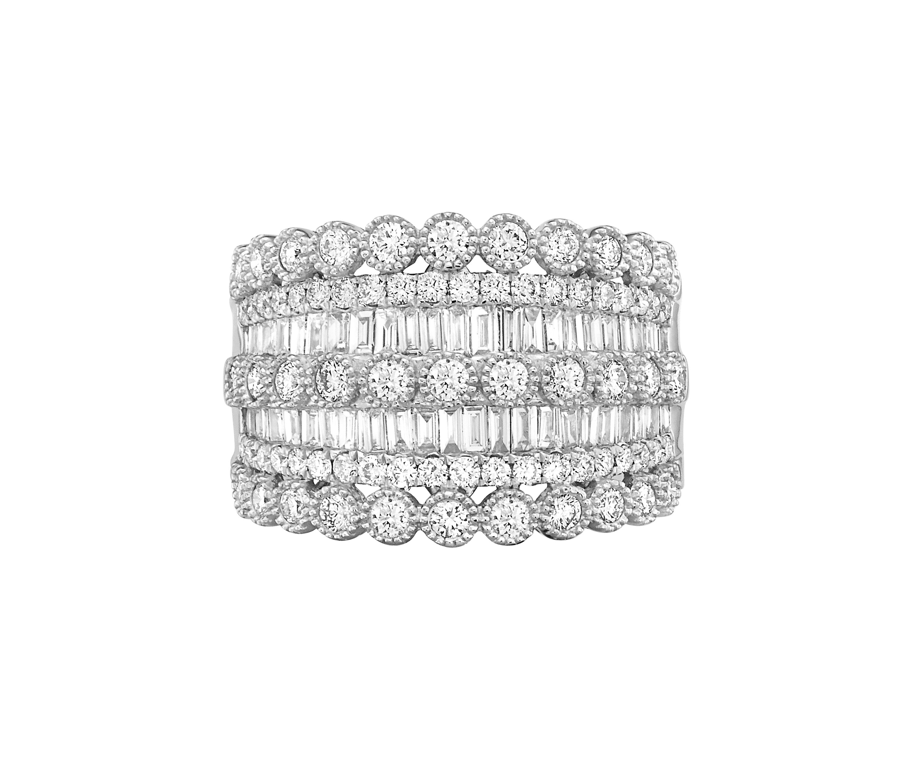 14K White Gold 1.57 ct. t.w. Diamond Ring