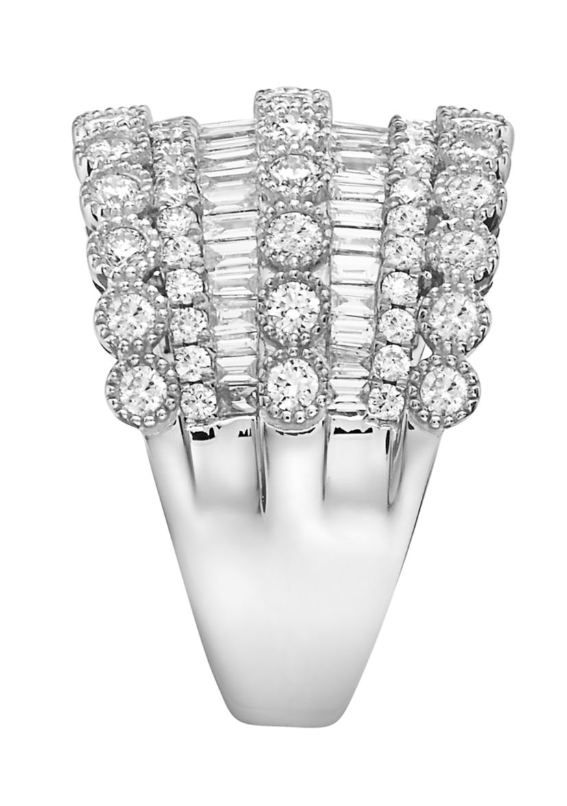 14K White Gold 1.57 ct. t.w. Diamond Ring