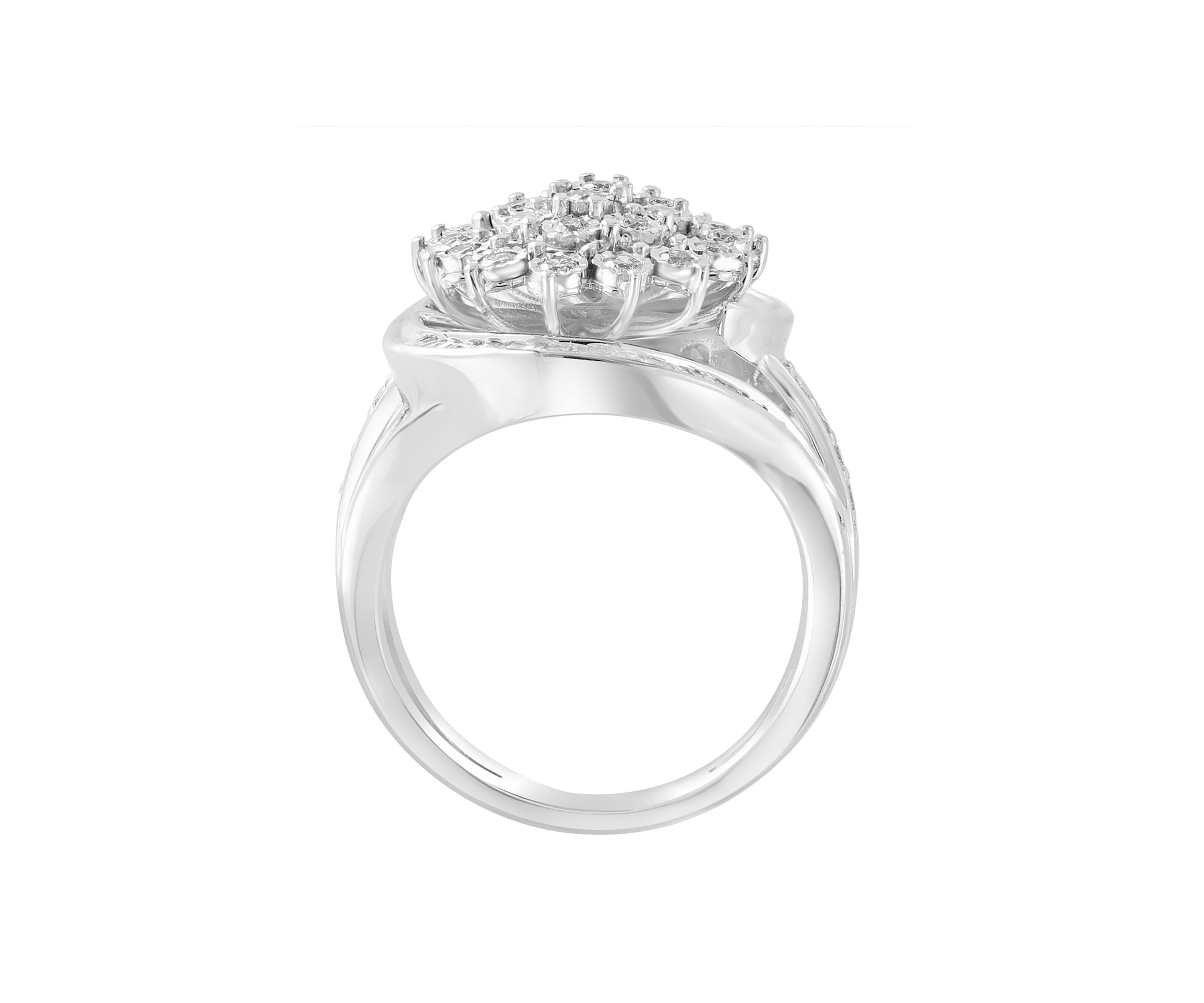 Diamond Ring in 14k White Gold