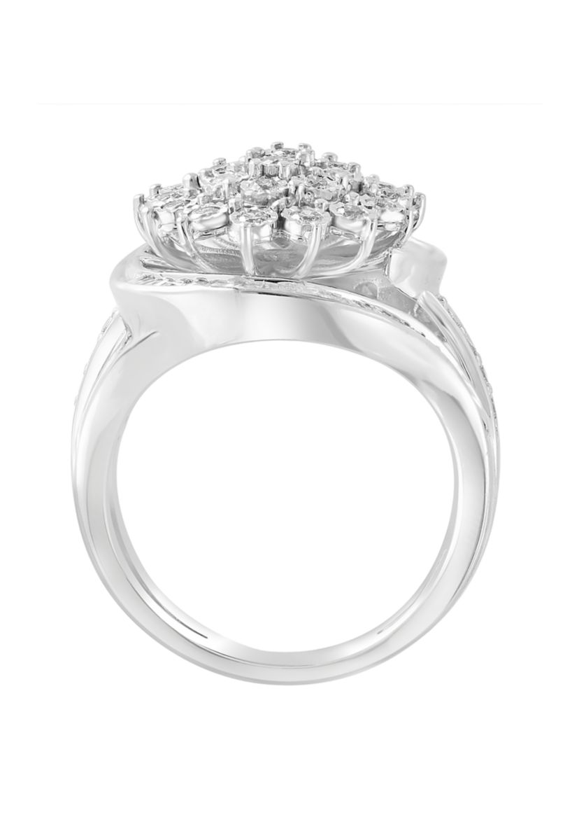 Diamond Ring in 14k White Gold