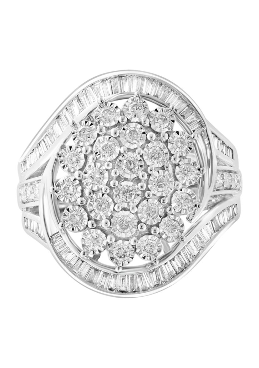 Diamond Ring in 14k White Gold