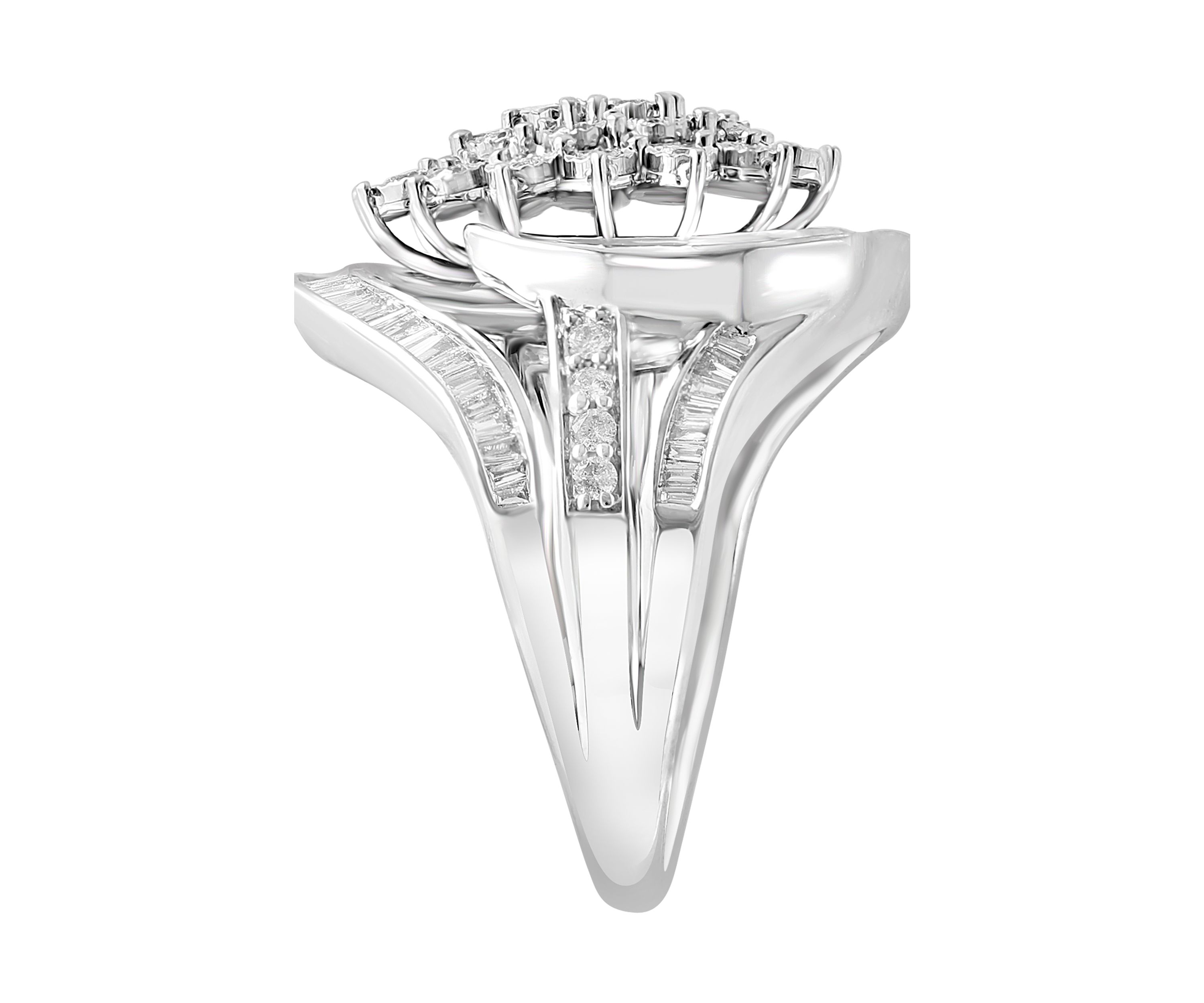 Diamond Ring in 14k White Gold