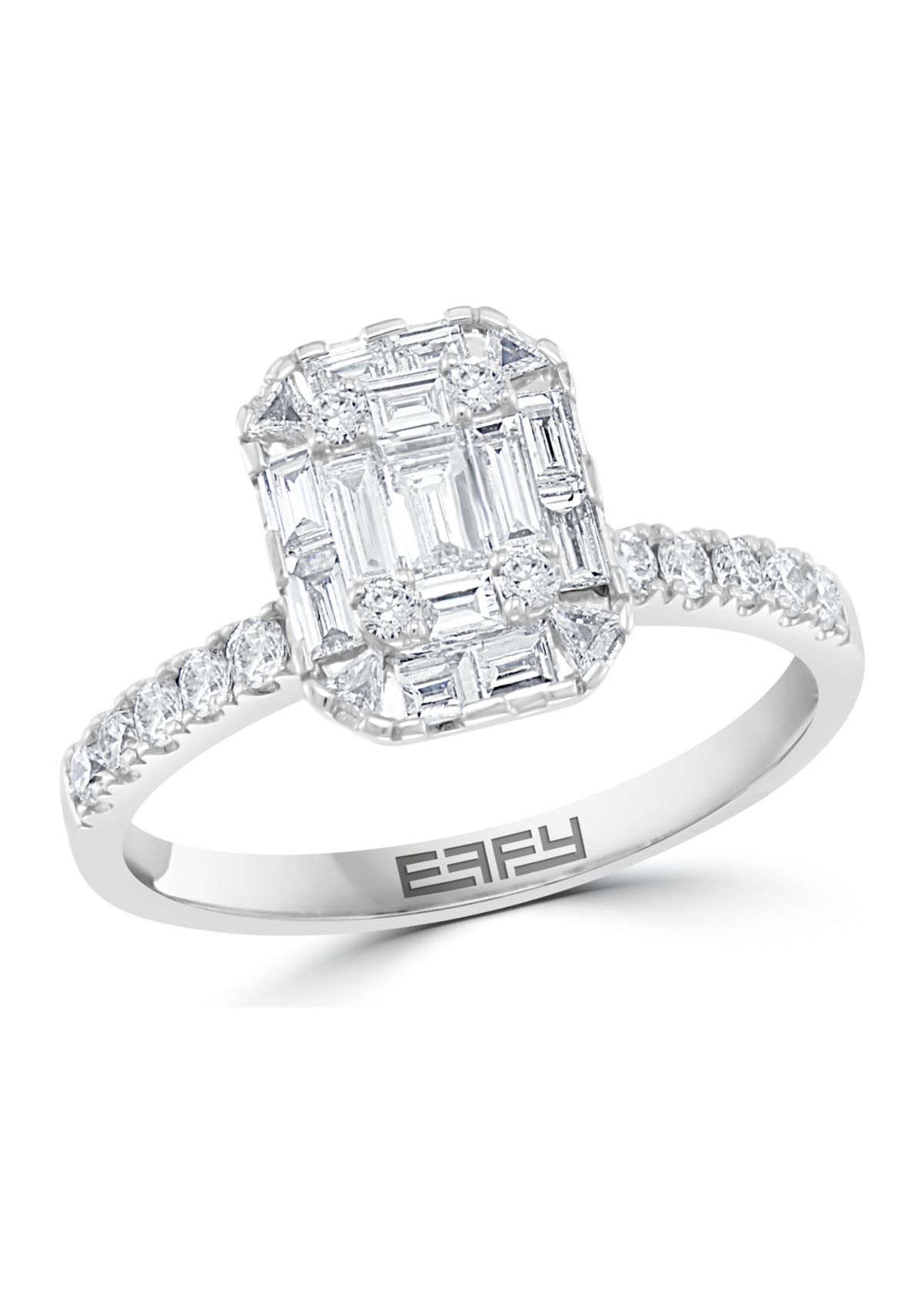 1.2 ct. t.w. Diamond Ring Set in 14K White Gold 