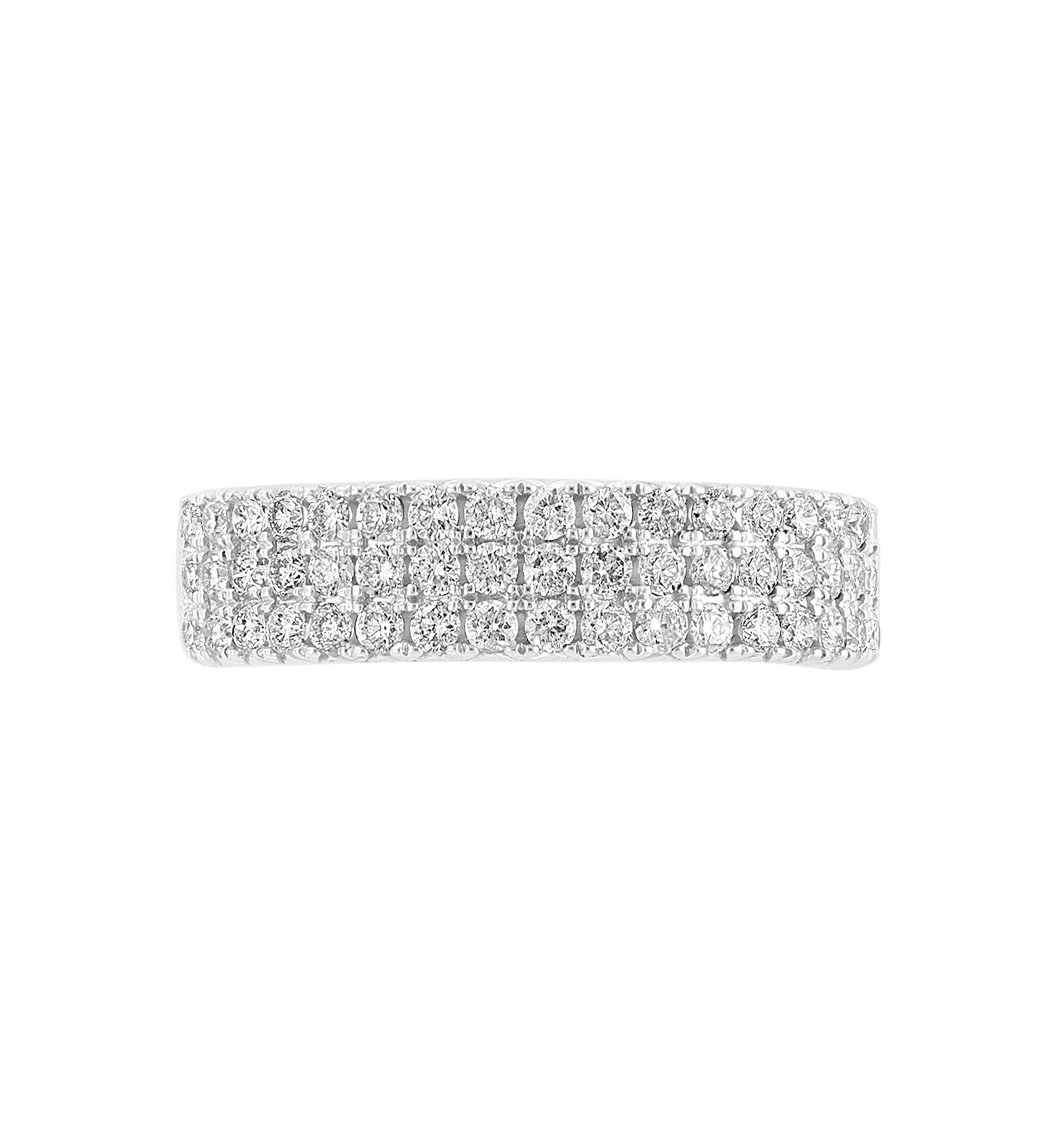 3/4 ct. t.w. Diamond Band in 14K White Gold