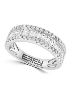 Effy 1 ct. t.w. Diamond Band Ring in 14K White Gold, 7 -  0191120847641