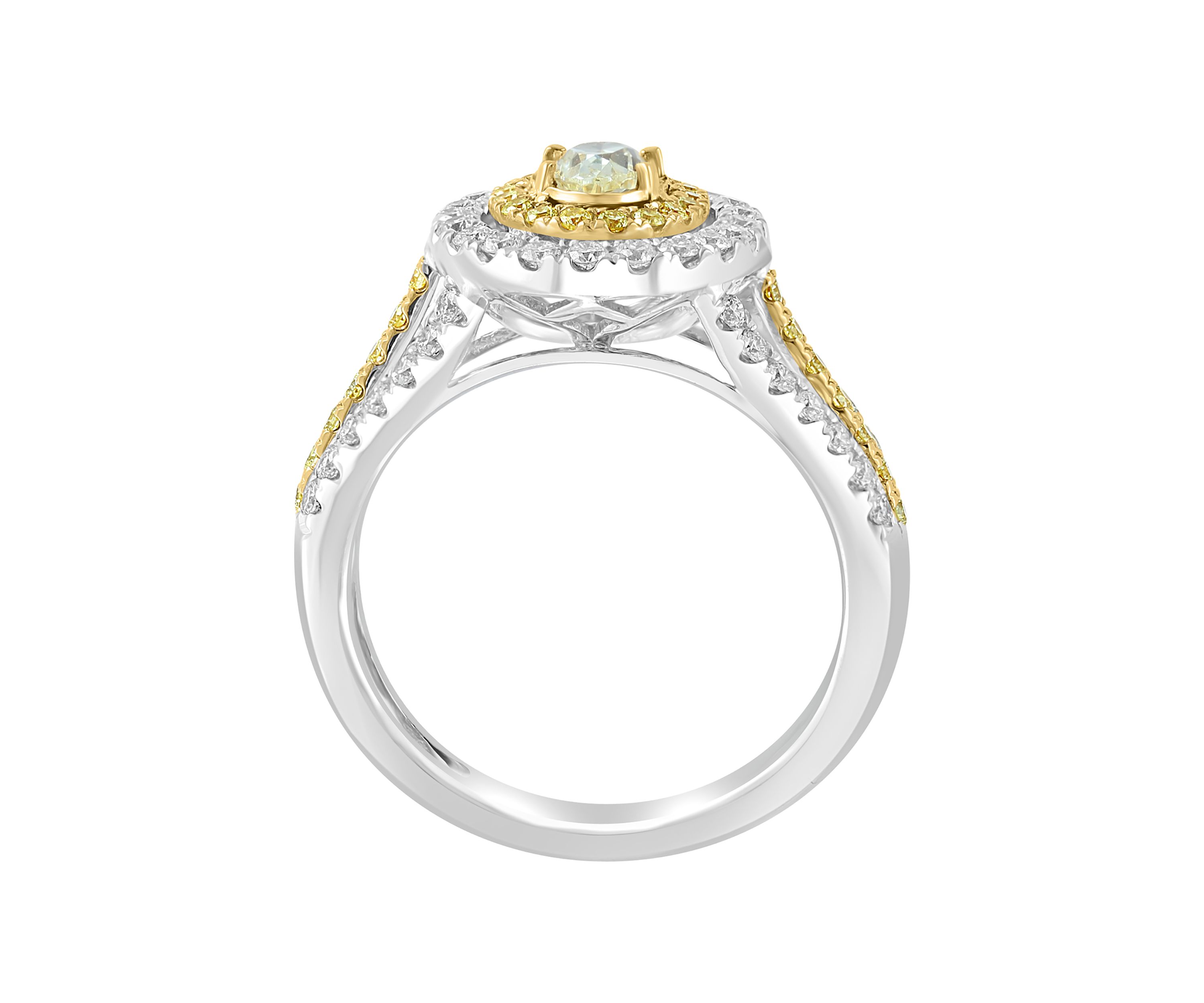 1.13 ct. t.w. Diamond Ring in 18K Two-Tone Gold