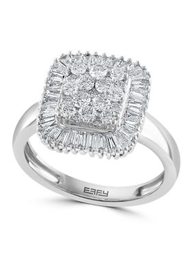 Effy 1 Ct. T.w. Diamond Ring In 14K White Gold