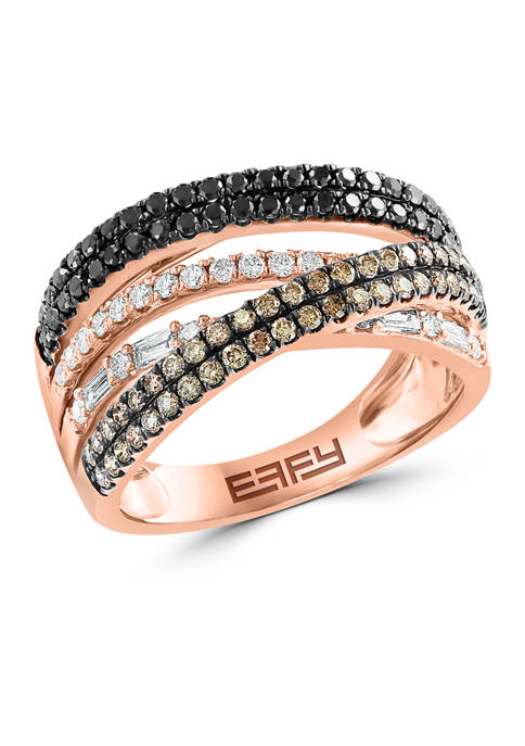 Effy® 1.12 ct. t.w. Multi Diamond Ring in