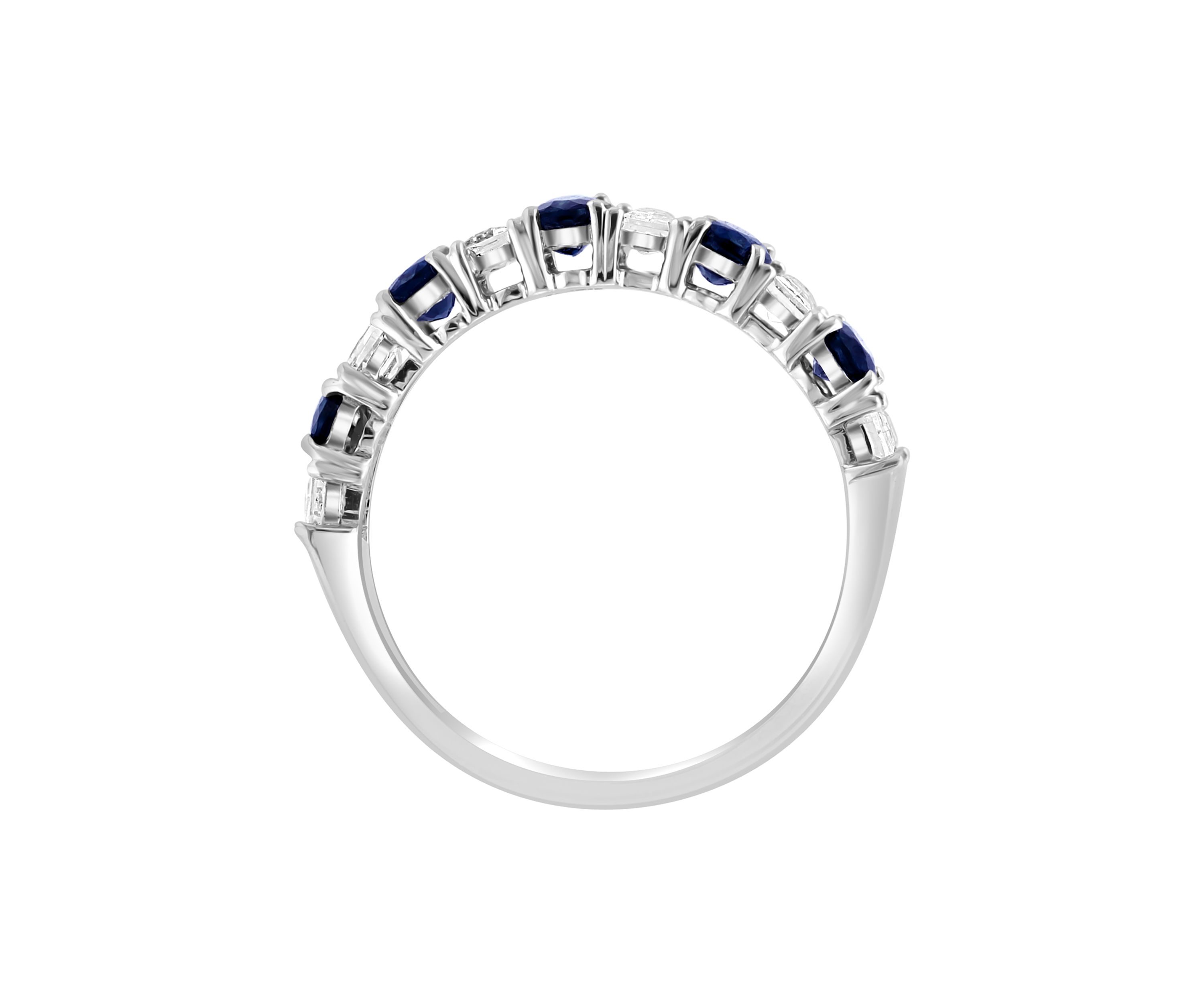 2.54 ct. t.w. Sapphire Ring in 14K White Gold 