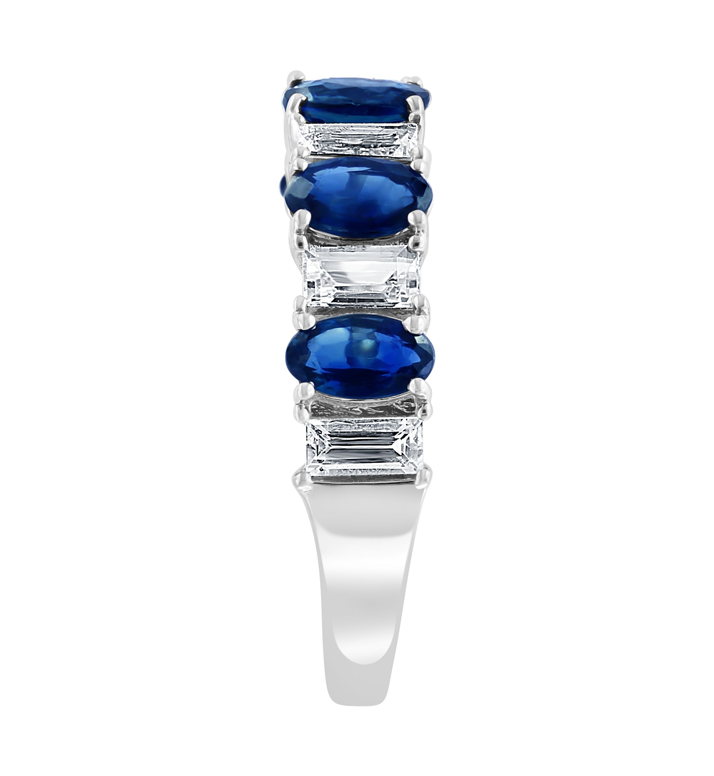 2.54 ct. t.w. Sapphire Ring in 14K White Gold 