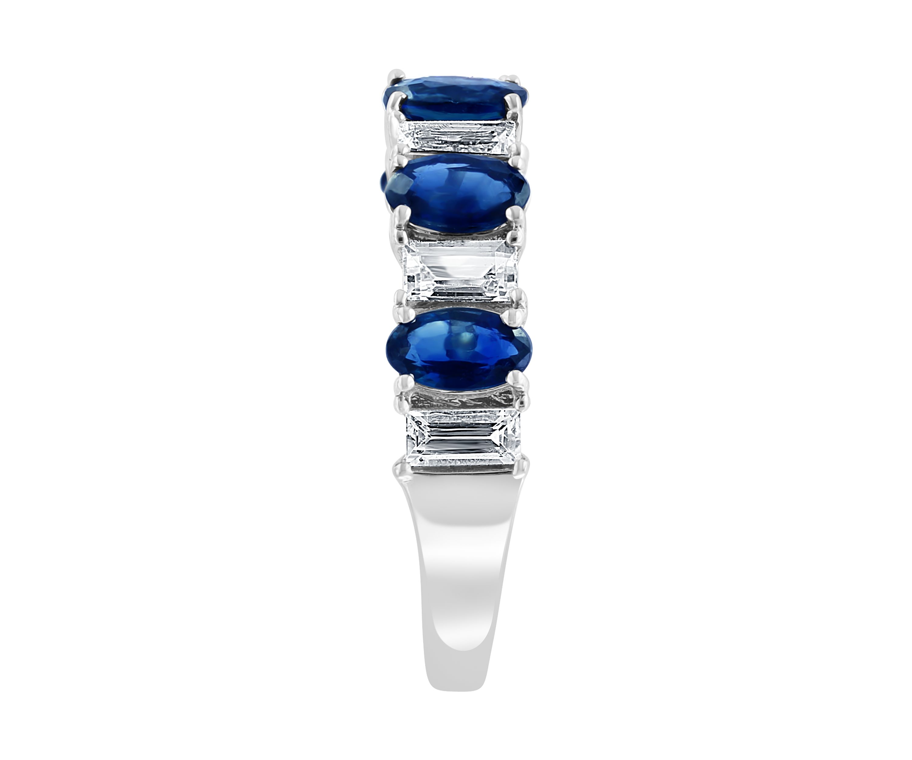 2.54 ct. t.w. Sapphire Ring in 14K White Gold 