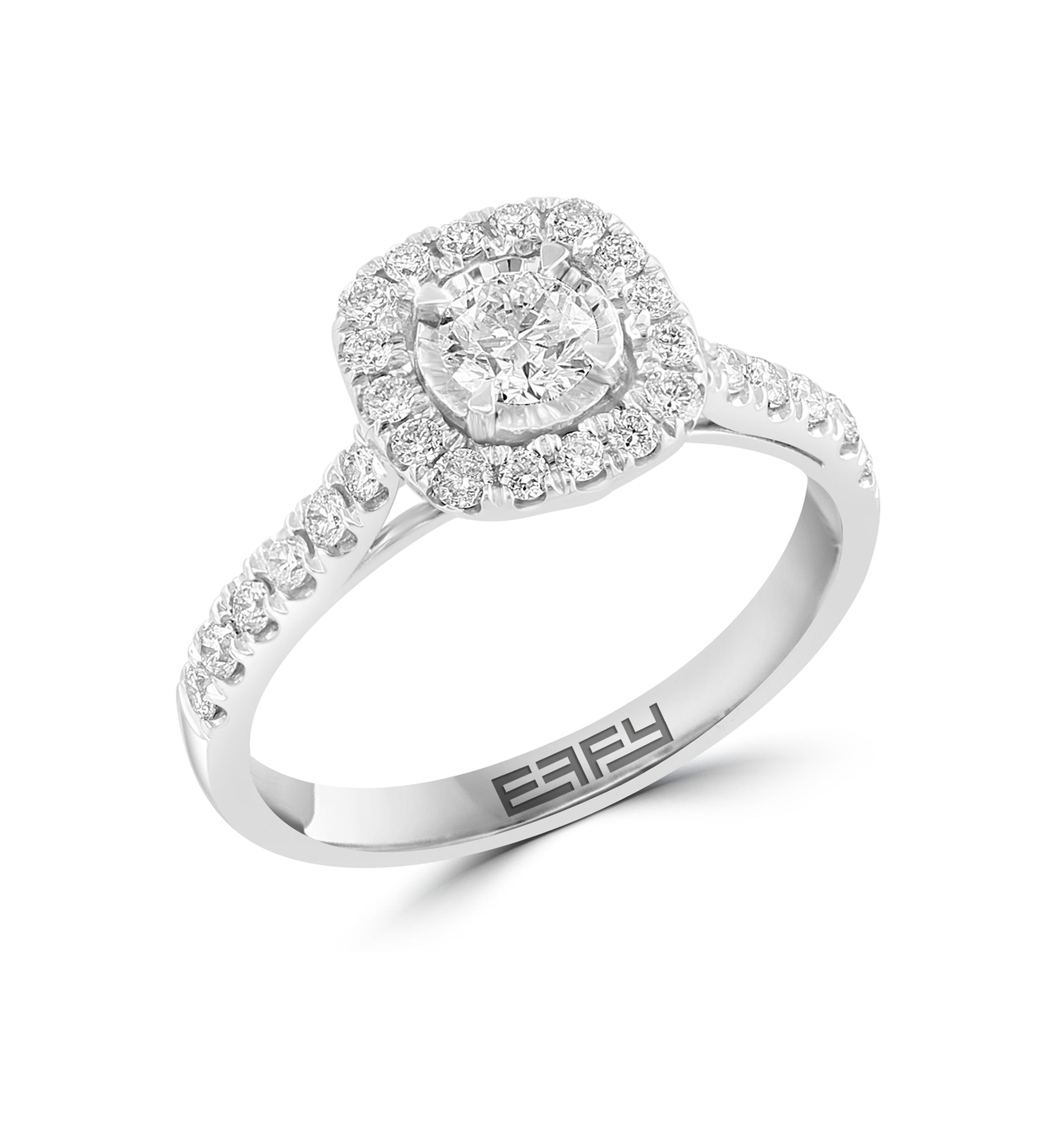 3/4 ct. t.w. Diamond Miracle Set Ring in 14K White Gold