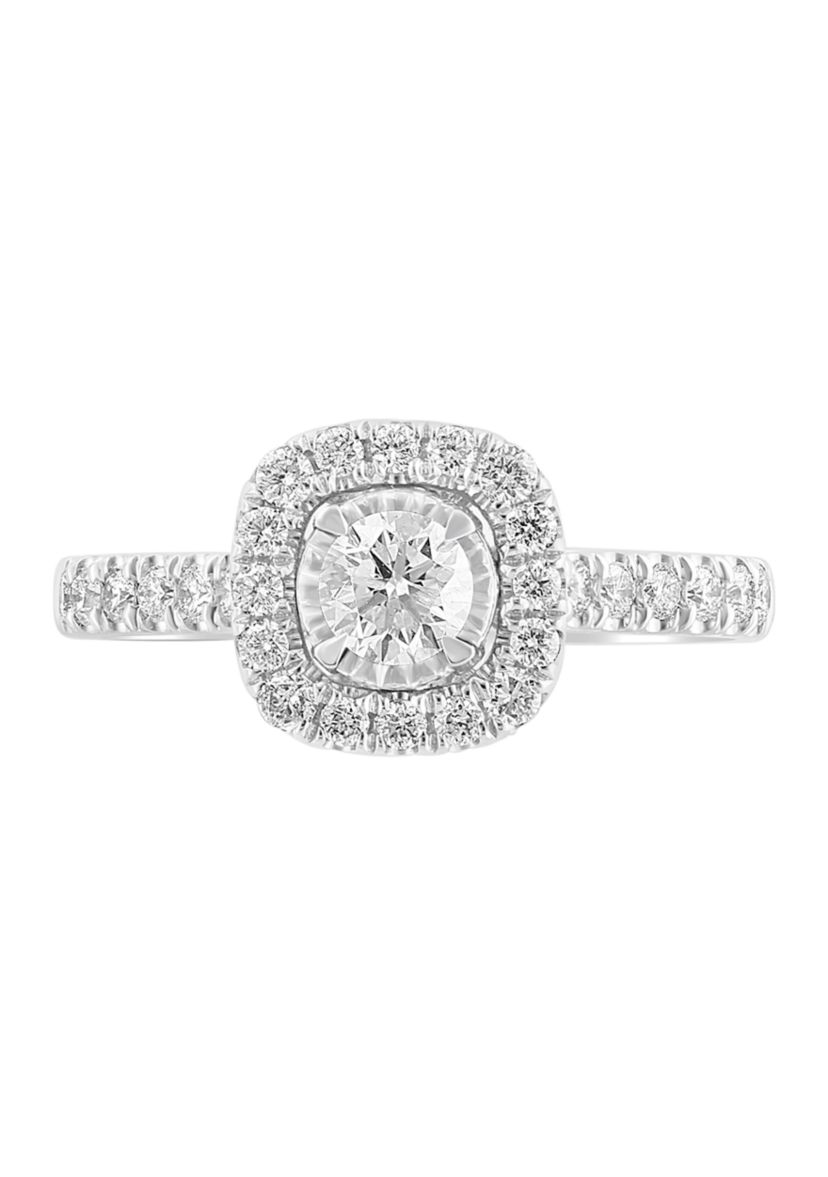 3/4 ct. t.w. Diamond Miracle Set Ring in 14K White Gold
