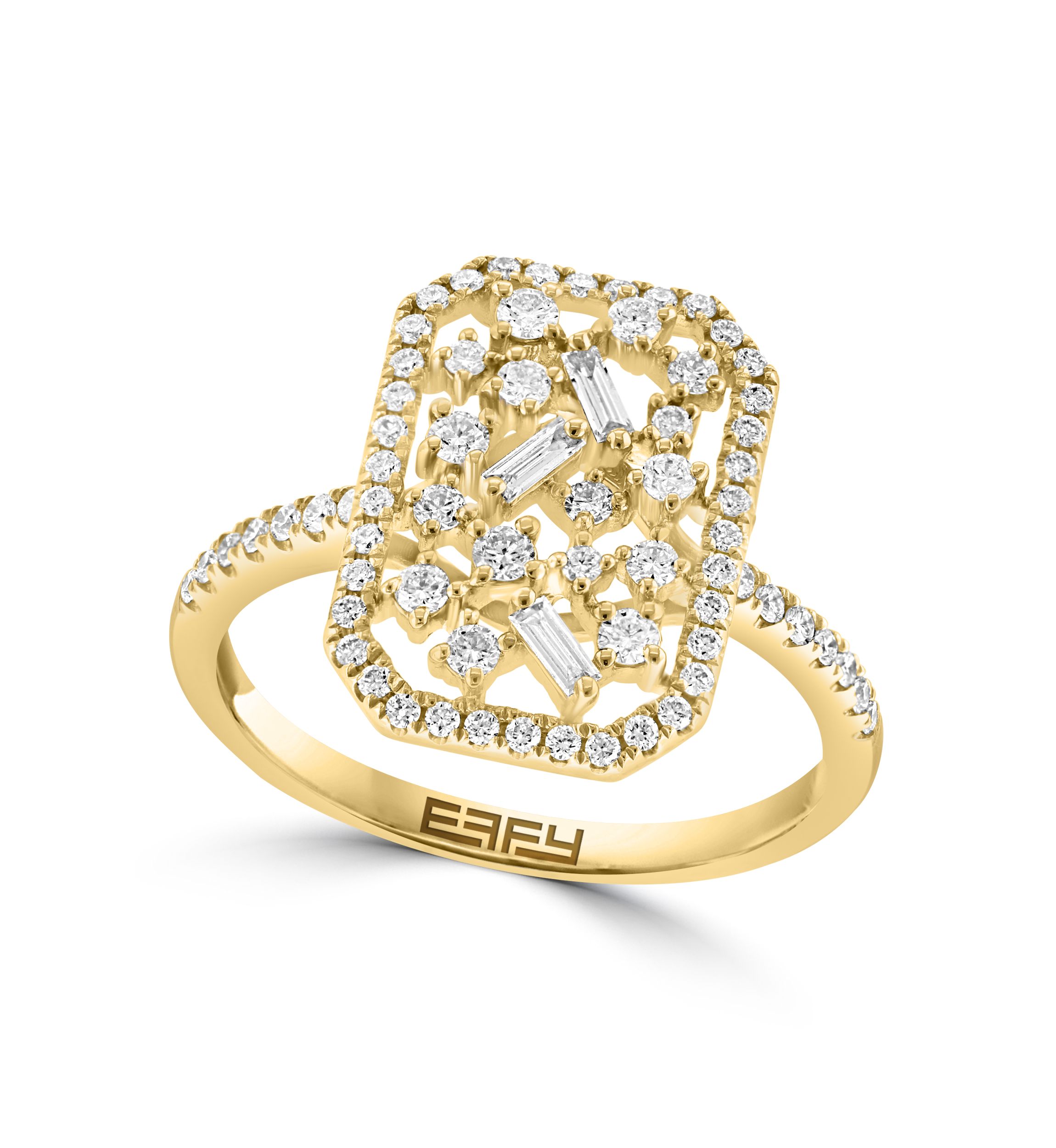 5/8 ct. t.w. Diamond Ring in 14K Yellow Gold