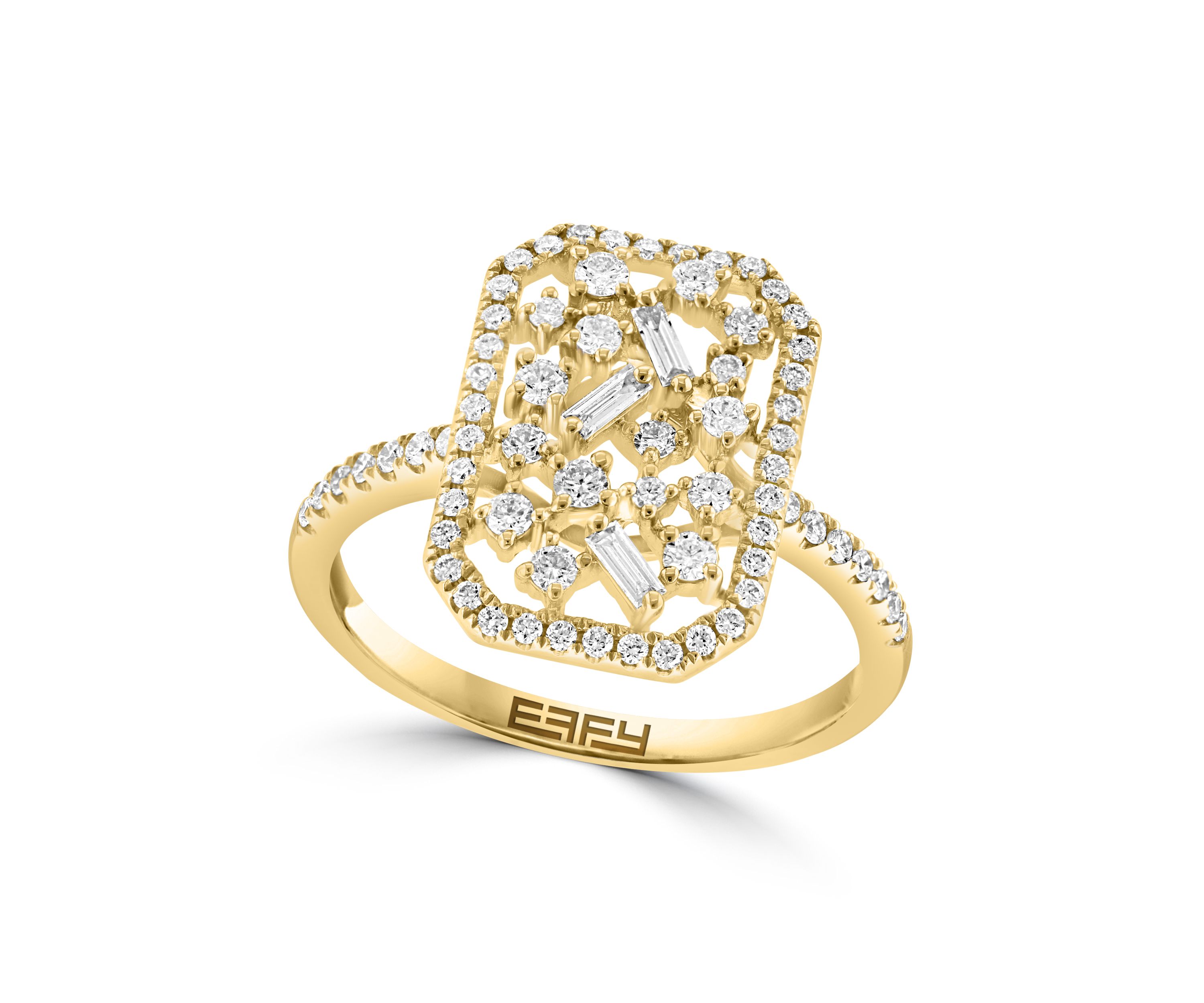 5/8 ct. t.w. Diamond Ring in 14K Yellow Gold