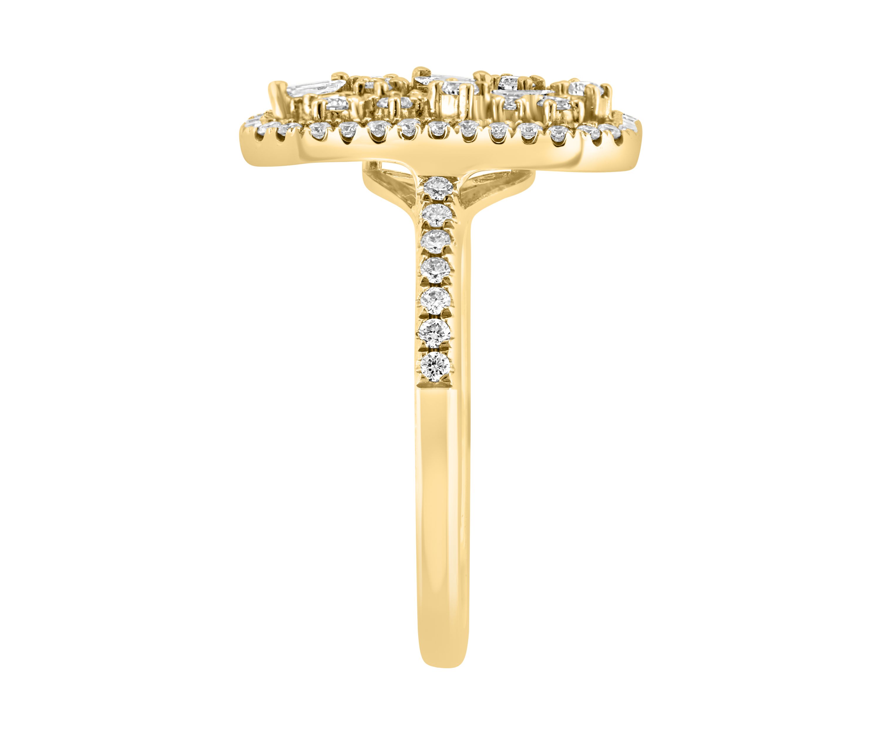 5/8 ct. t.w. Diamond Ring in 14K Yellow Gold