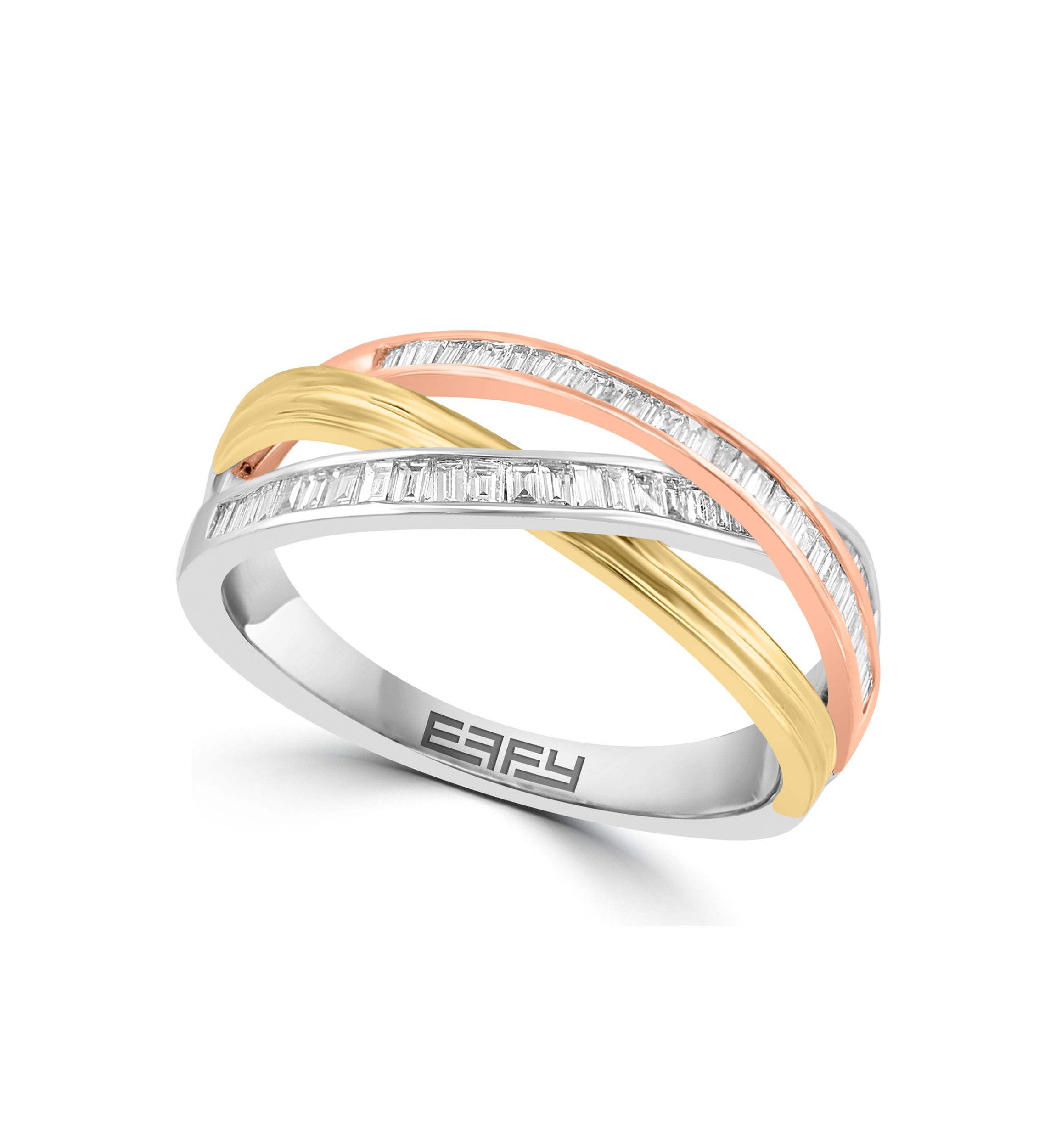 1/3 ct. t.w. Diamond Band Ring In 14K White, Yellow, Pink Gold  