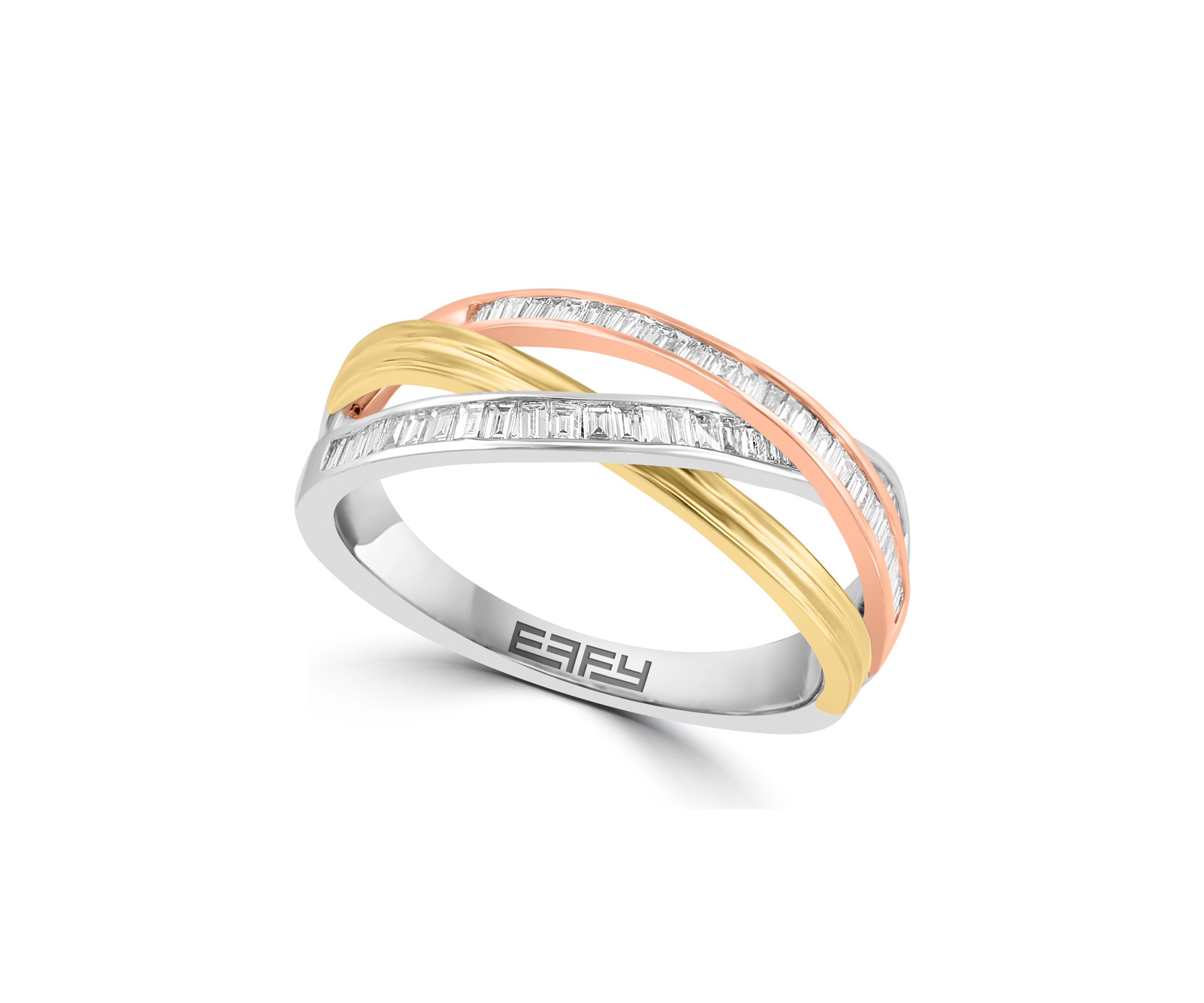 1/3 ct. t.w. Diamond Band Ring In 14K White, Yellow, Pink Gold  