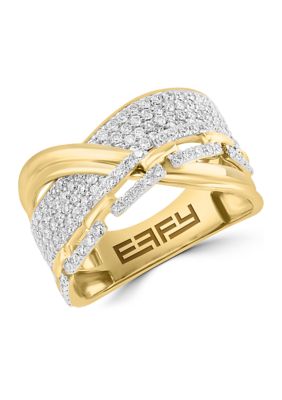 Effy 1 Ct. T.w. Diamond Ring In 14K Yellow Gold