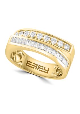 Effy 1/2 ct. t.w. Diamond Band Ring in 14K Yellow Gold, 7 -  0191120979632