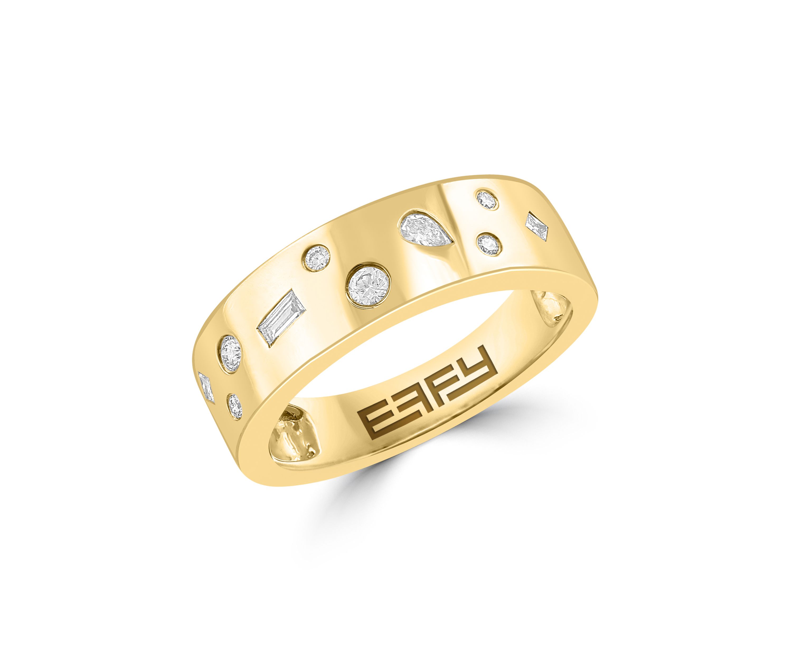  14K Yellow Gold Diamond Ring