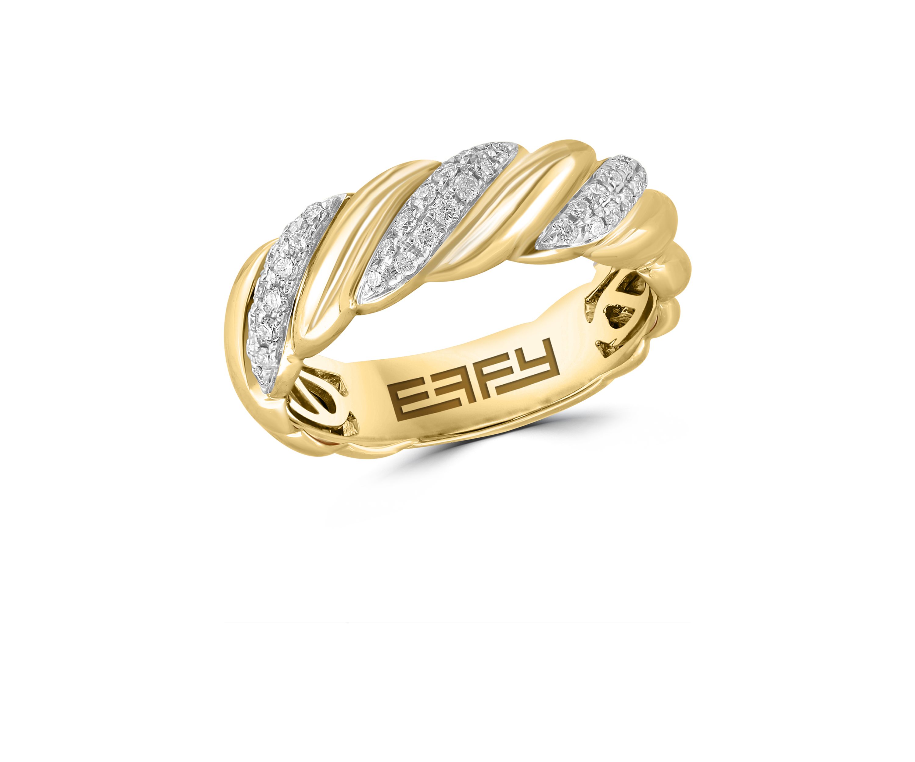  14K Yellow Gold Diamond Ring