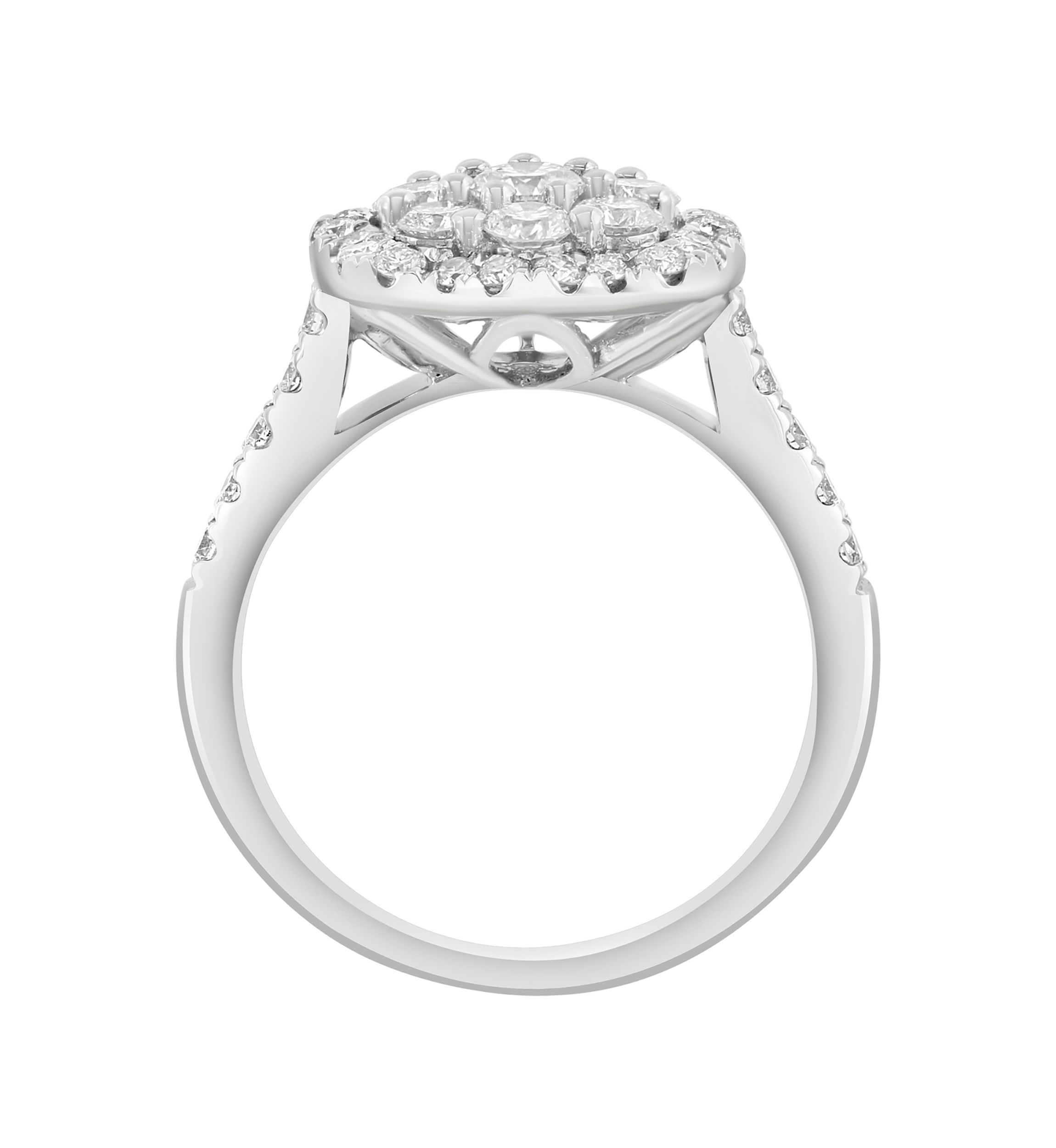 1.16 ct. t.w. Diamond Ring in 14K White Gold