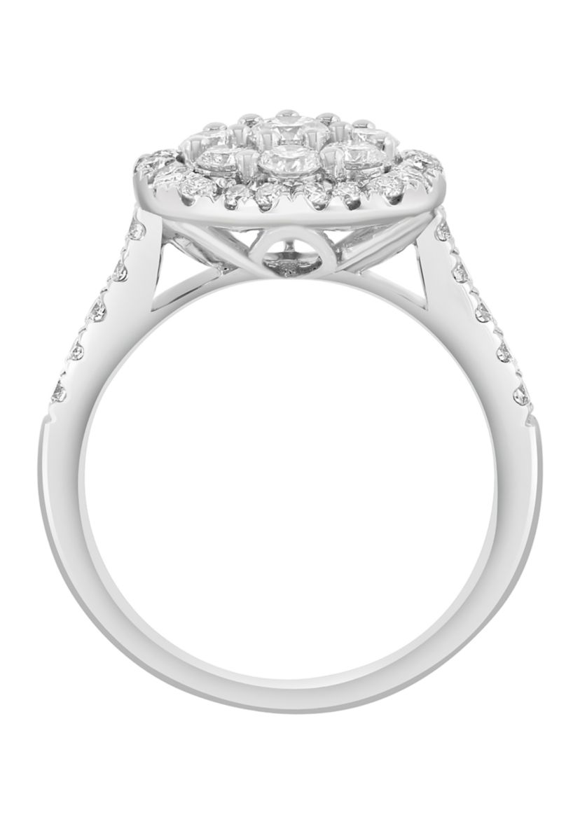 1.16 ct. t.w. Diamond Ring in 14K White Gold