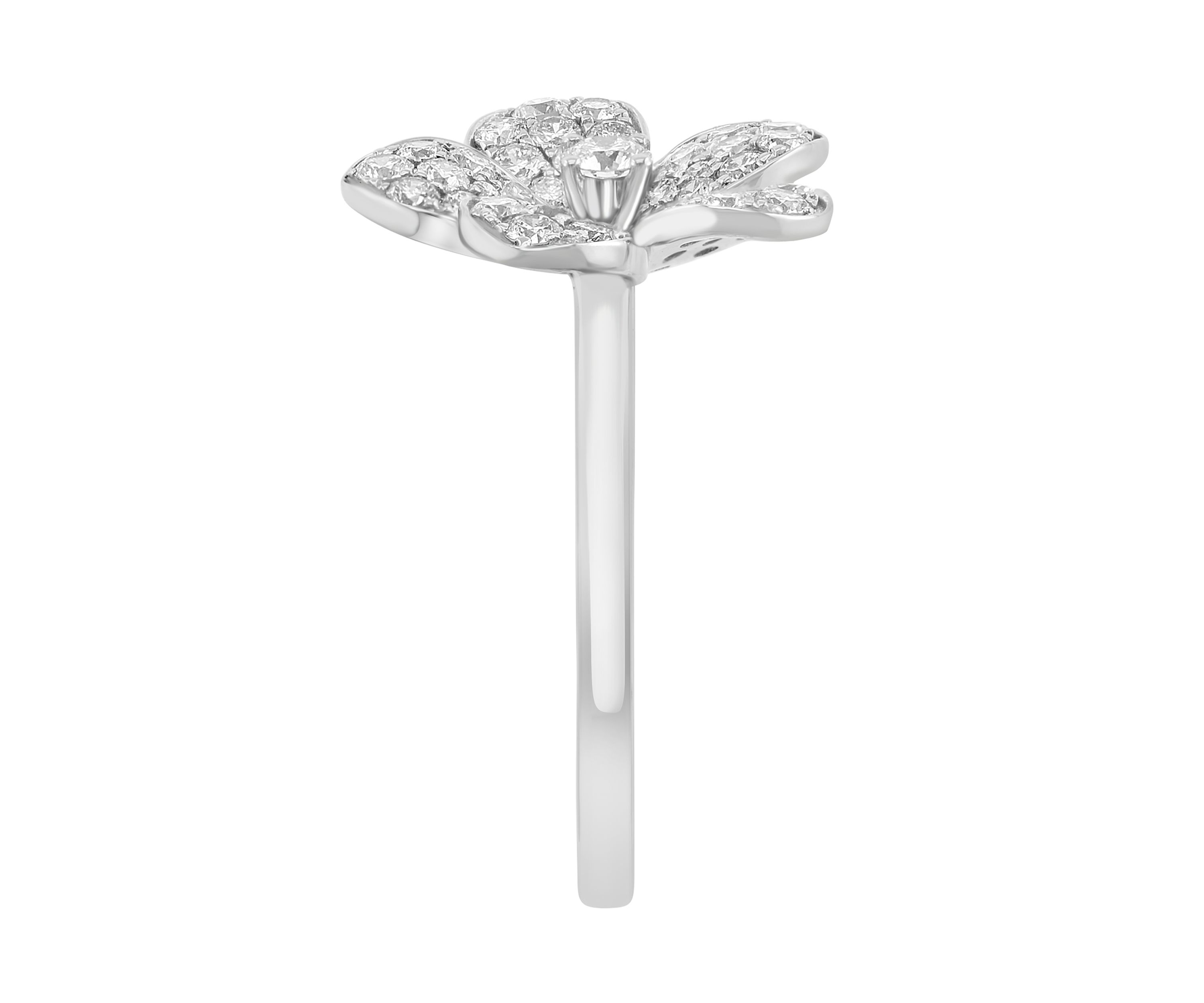 3/4 ct. t.w. Diamond Ring in Sterling Silver