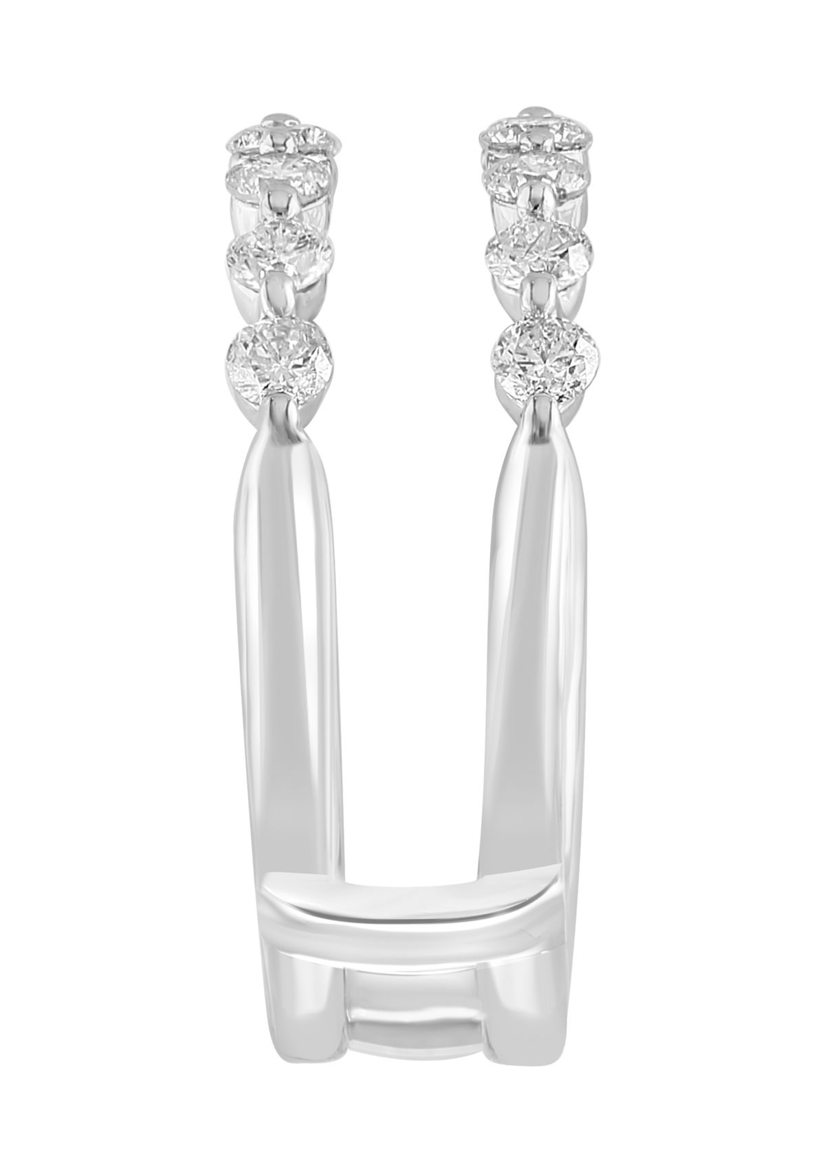 Diamond Ring Guard in 14K White Gold