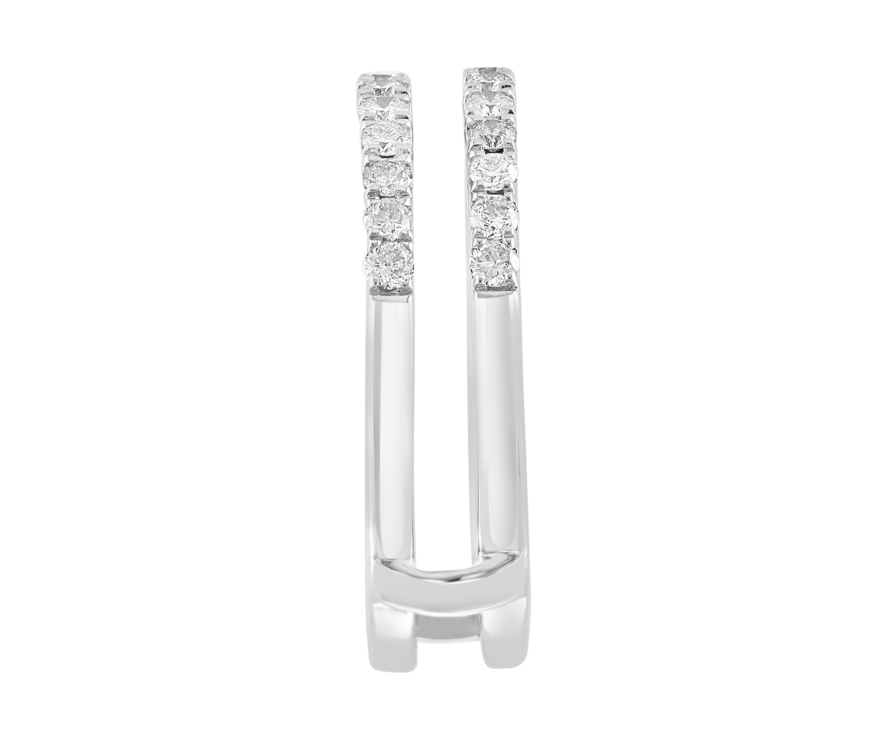 3/4 ct. t.w. Diamond Ring Guard in 14K White Gold