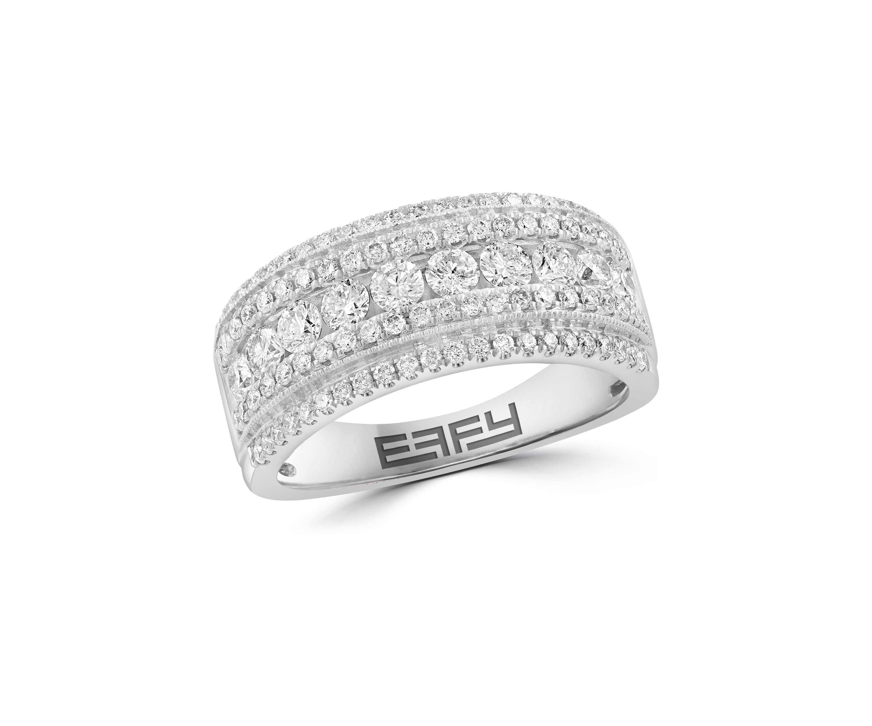 14K White Gold Diamond Ring 