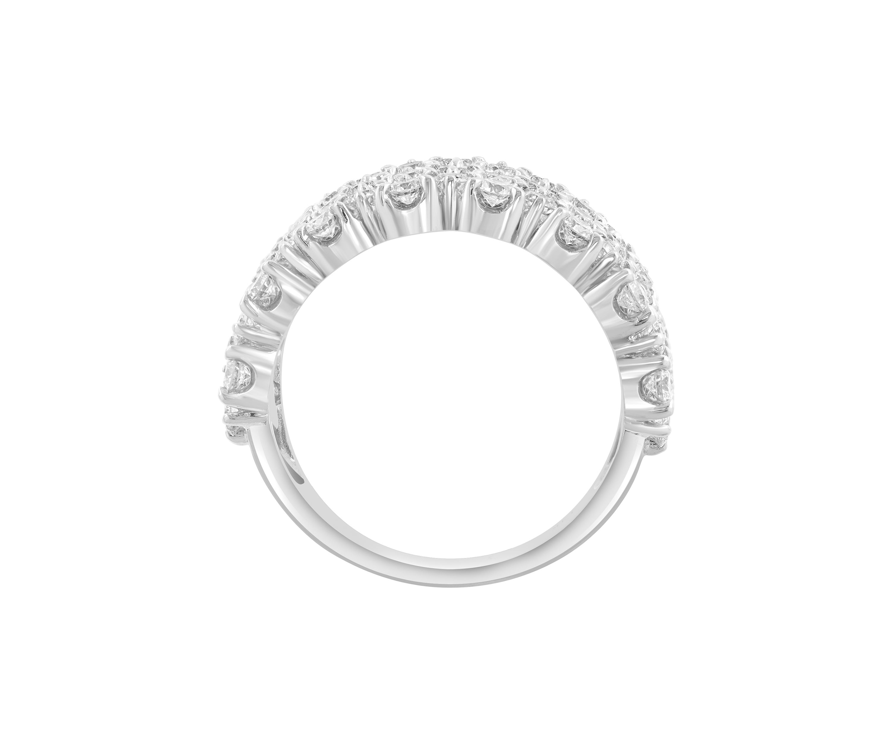 14K White Gold Diamond Ring 