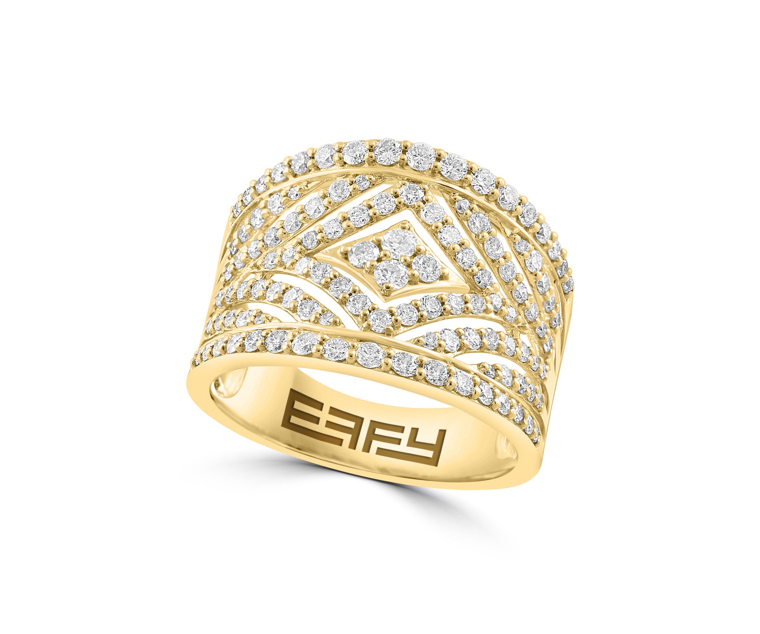  14K Yellow Gold Diamond Ring