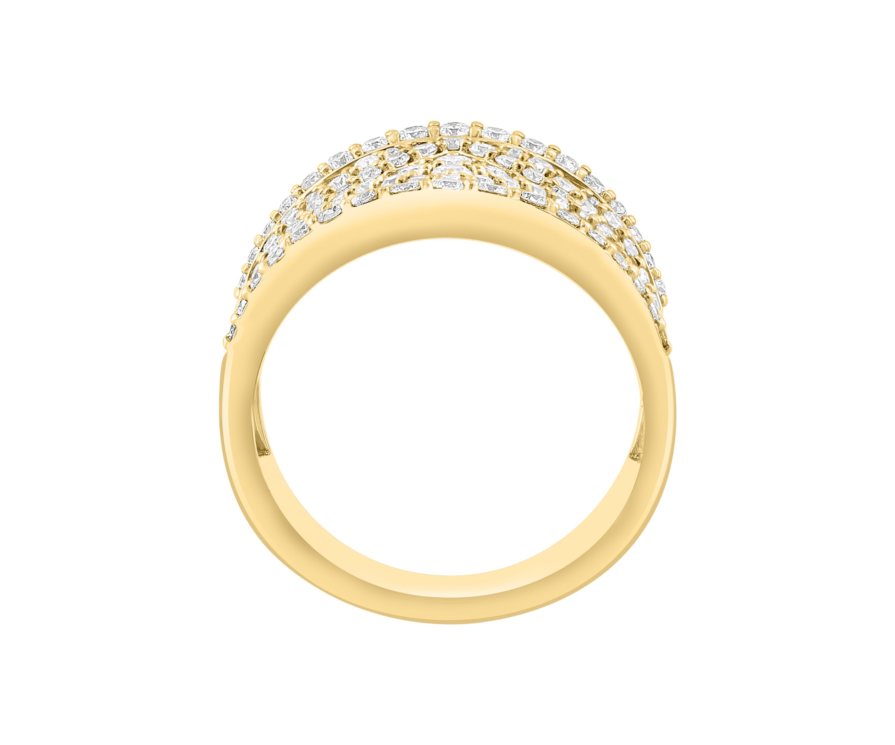  14K Yellow Gold Diamond Ring