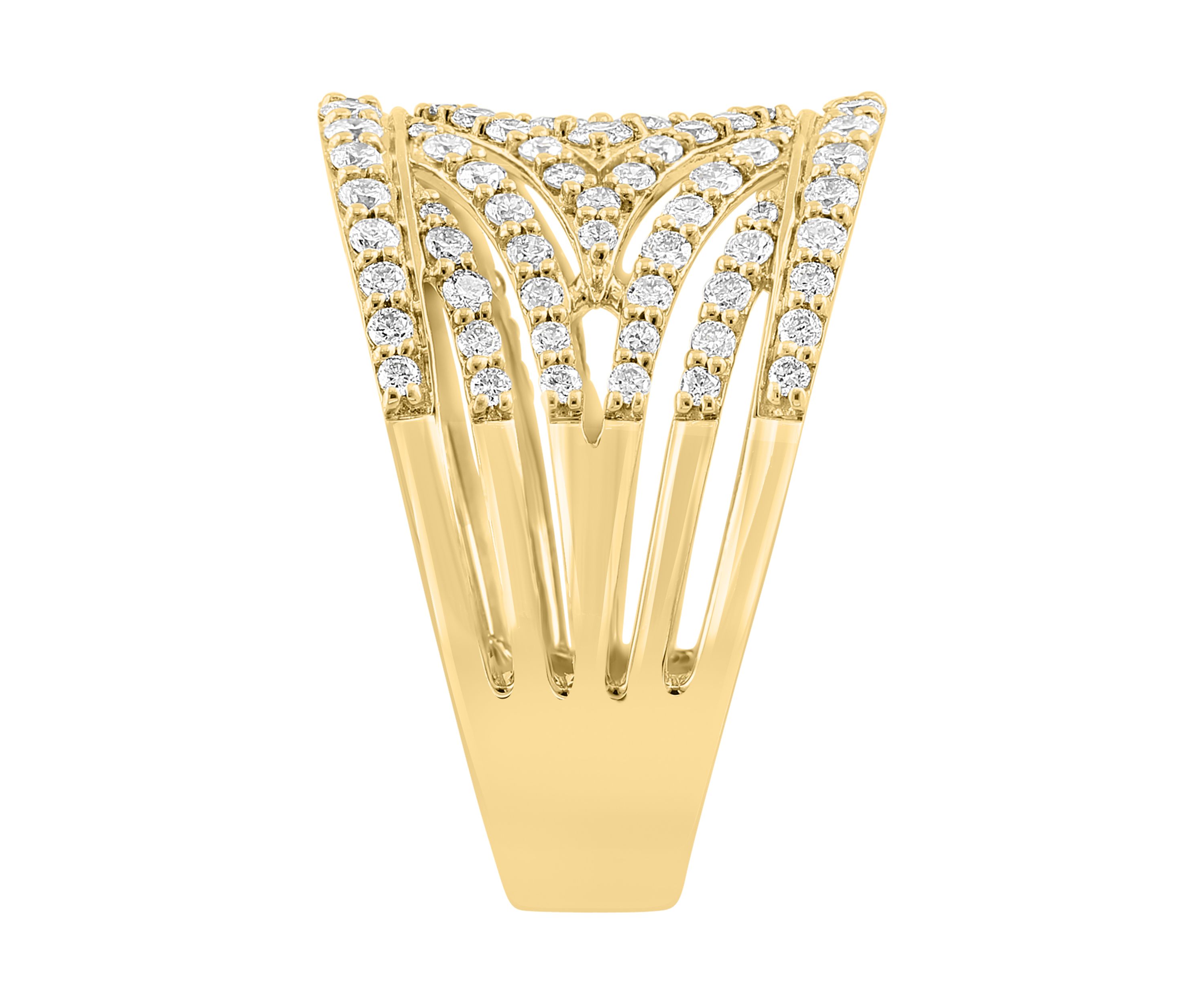  14K Yellow Gold Diamond Ring