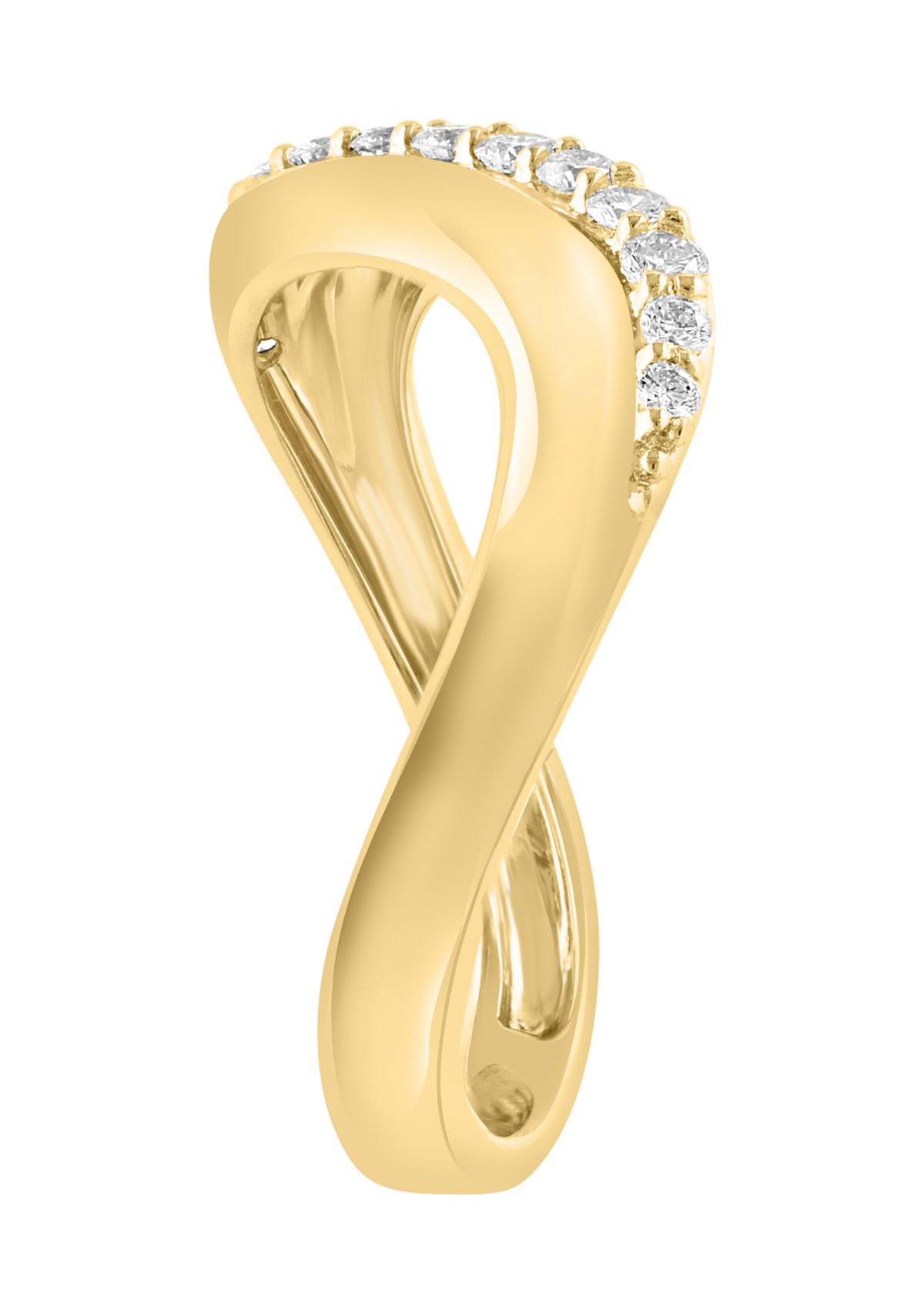  14K Yellow Gold Diamond Ring 