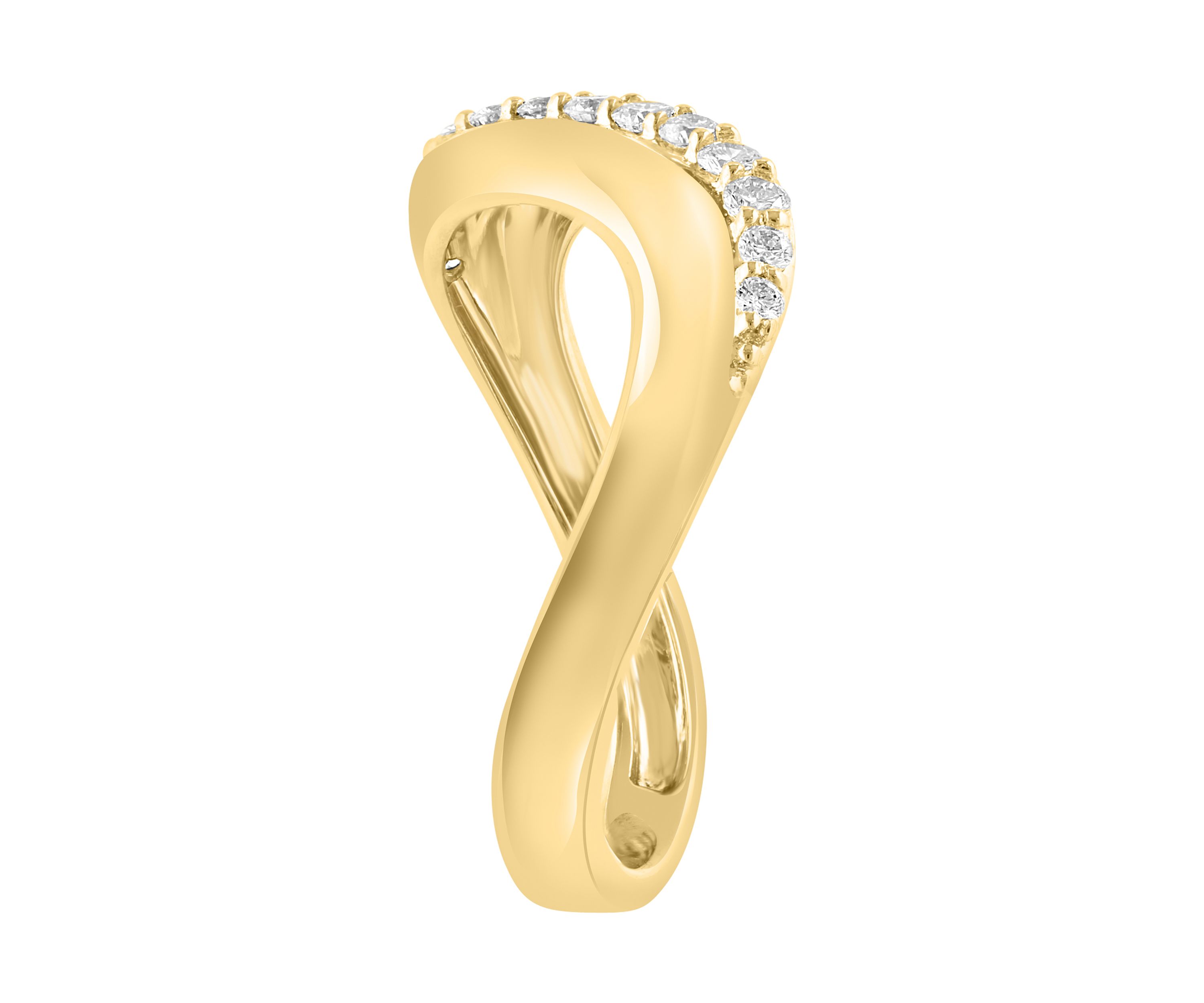  14K Yellow Gold Diamond Ring 