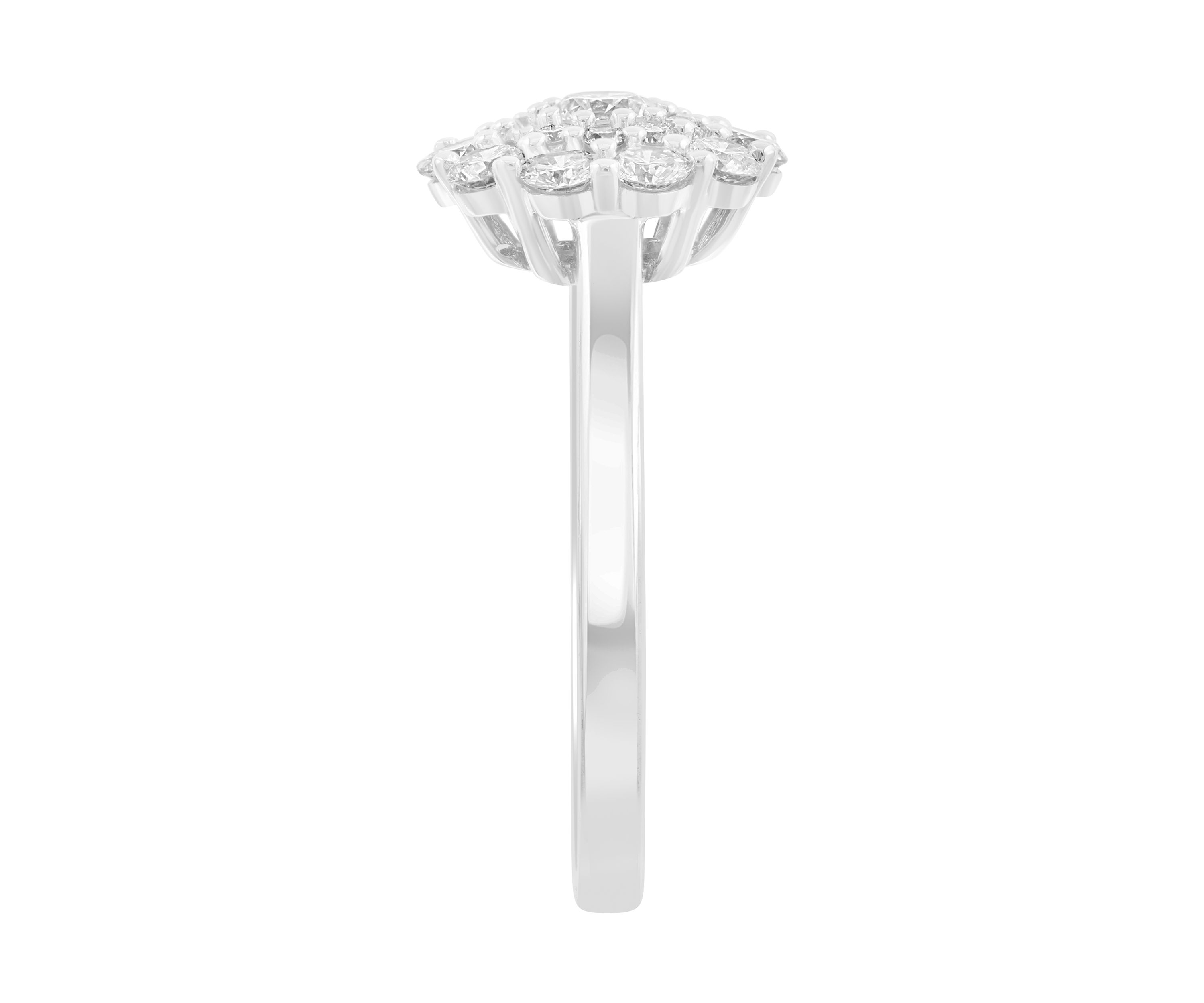 14K White Gold Diamond Ring 