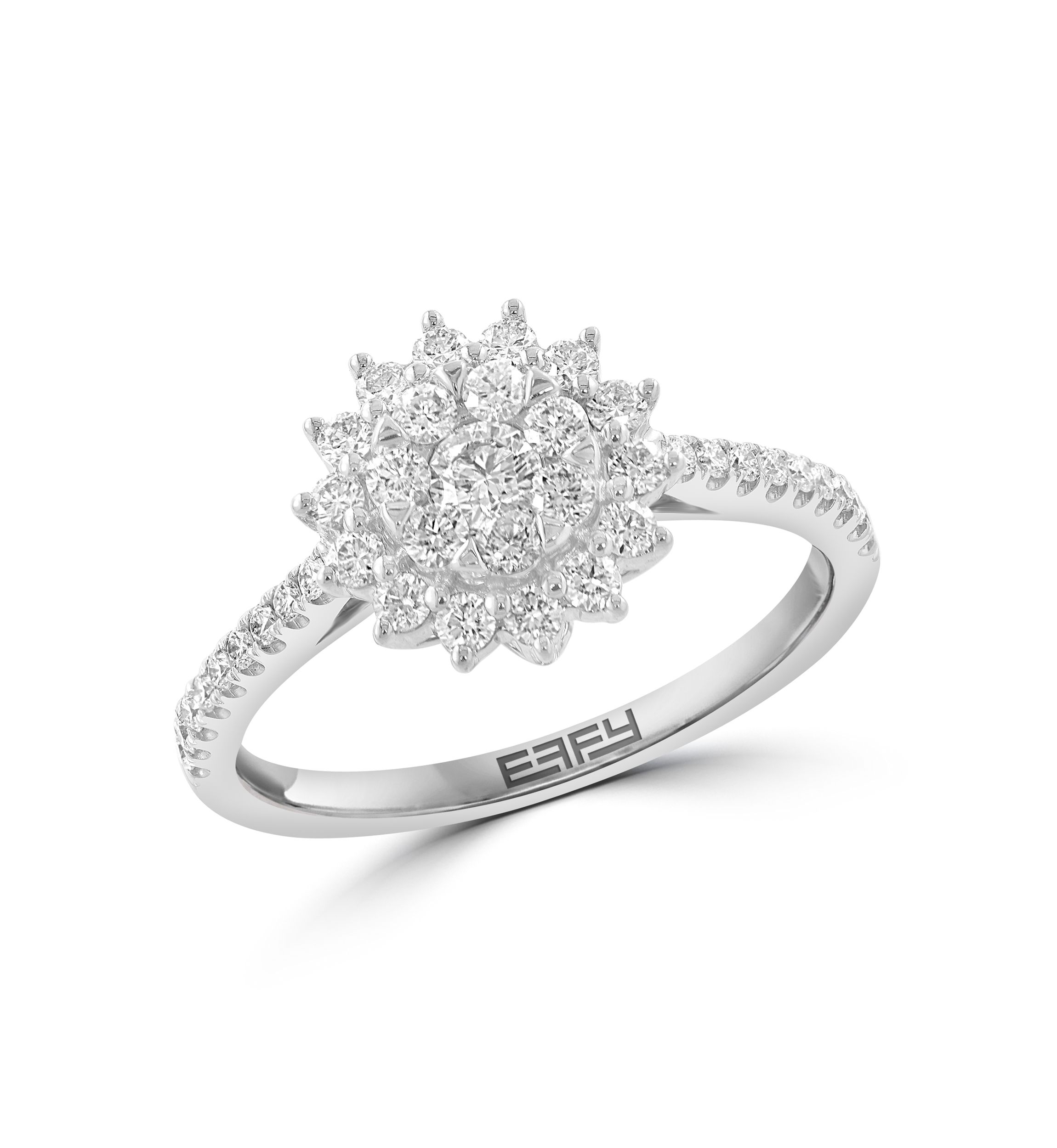 14K White Gold Diamond Ring