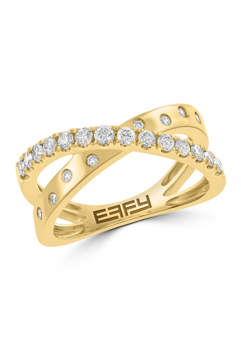  14K Yellow Gold Diamond Ring