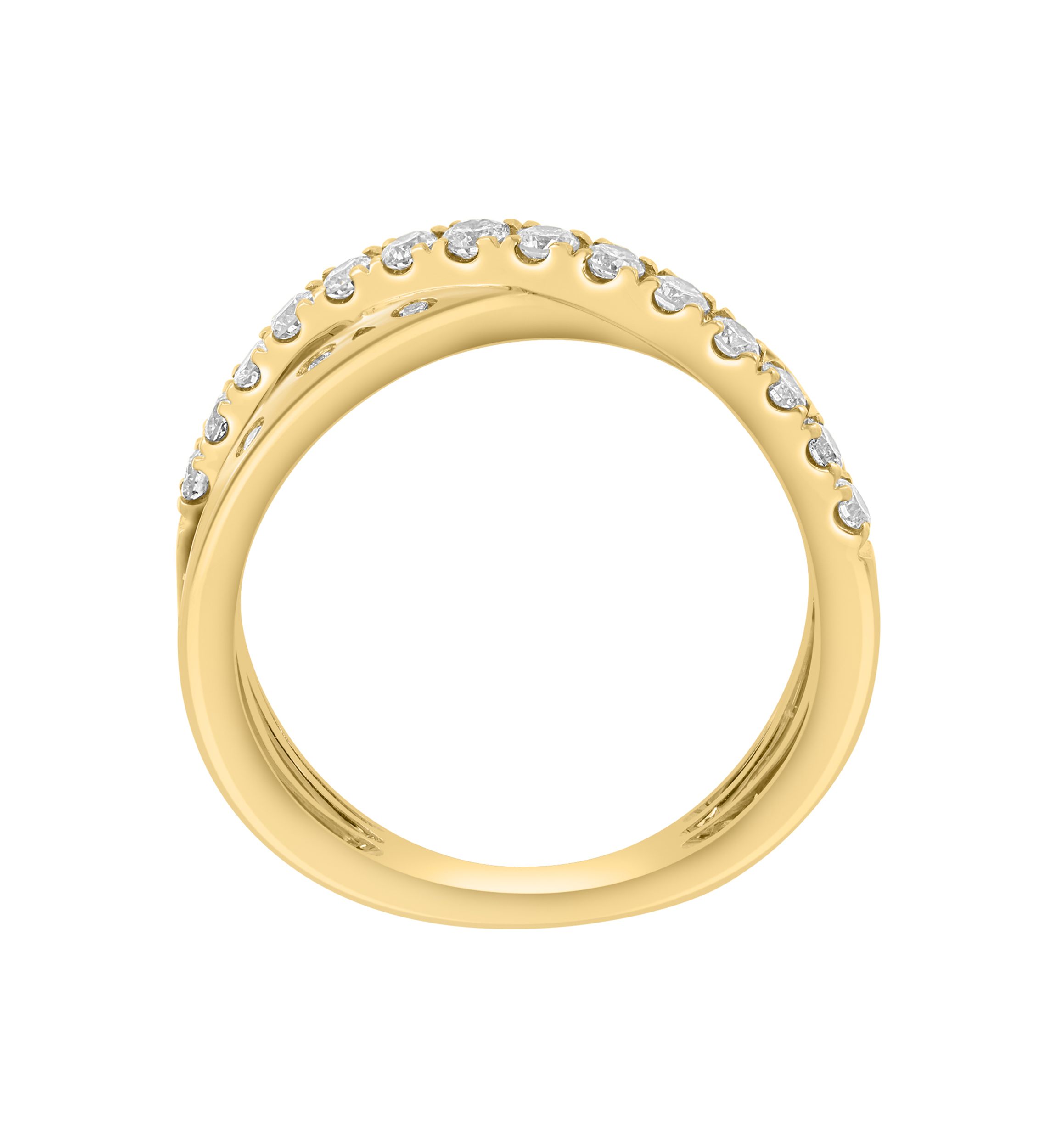  14K Yellow Gold Diamond Ring