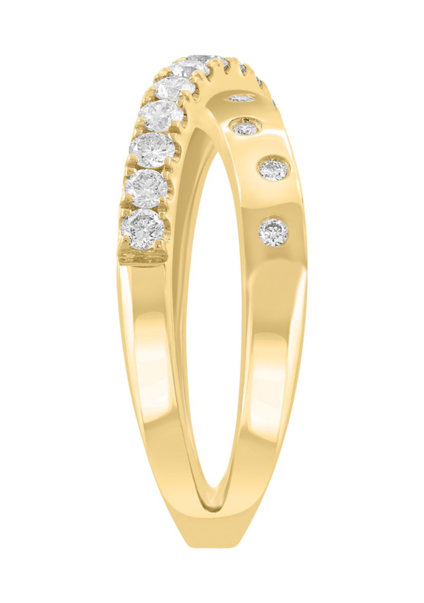  14K Yellow Gold Diamond Ring
