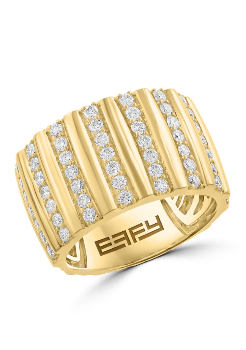   14K Yellow Gold Diamond Ring 