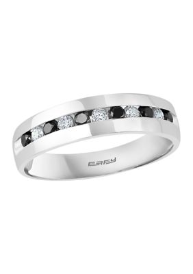 Effy Men's 1/2 Ct. T.w. Diamond Ring In 14K White Gold