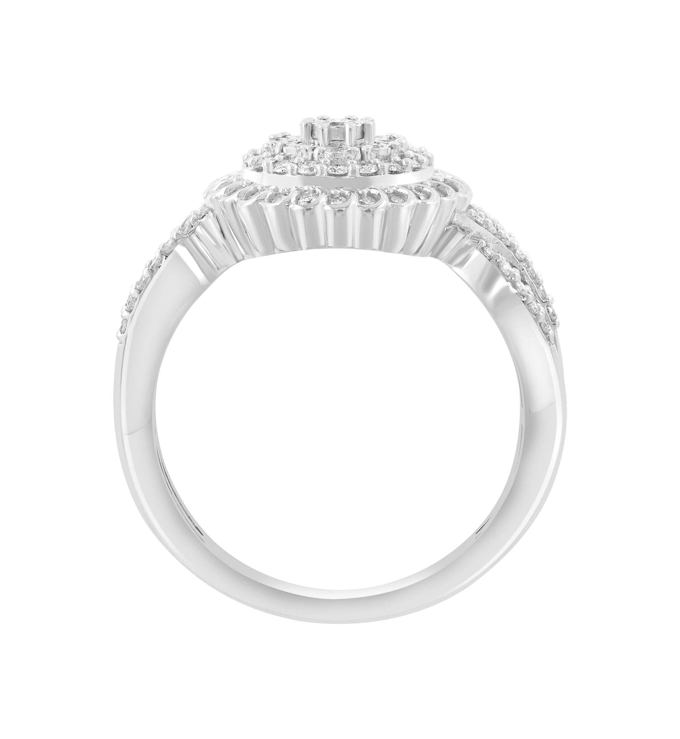 1/2 ct. t.w. Diamond Ring in 14K White Gold